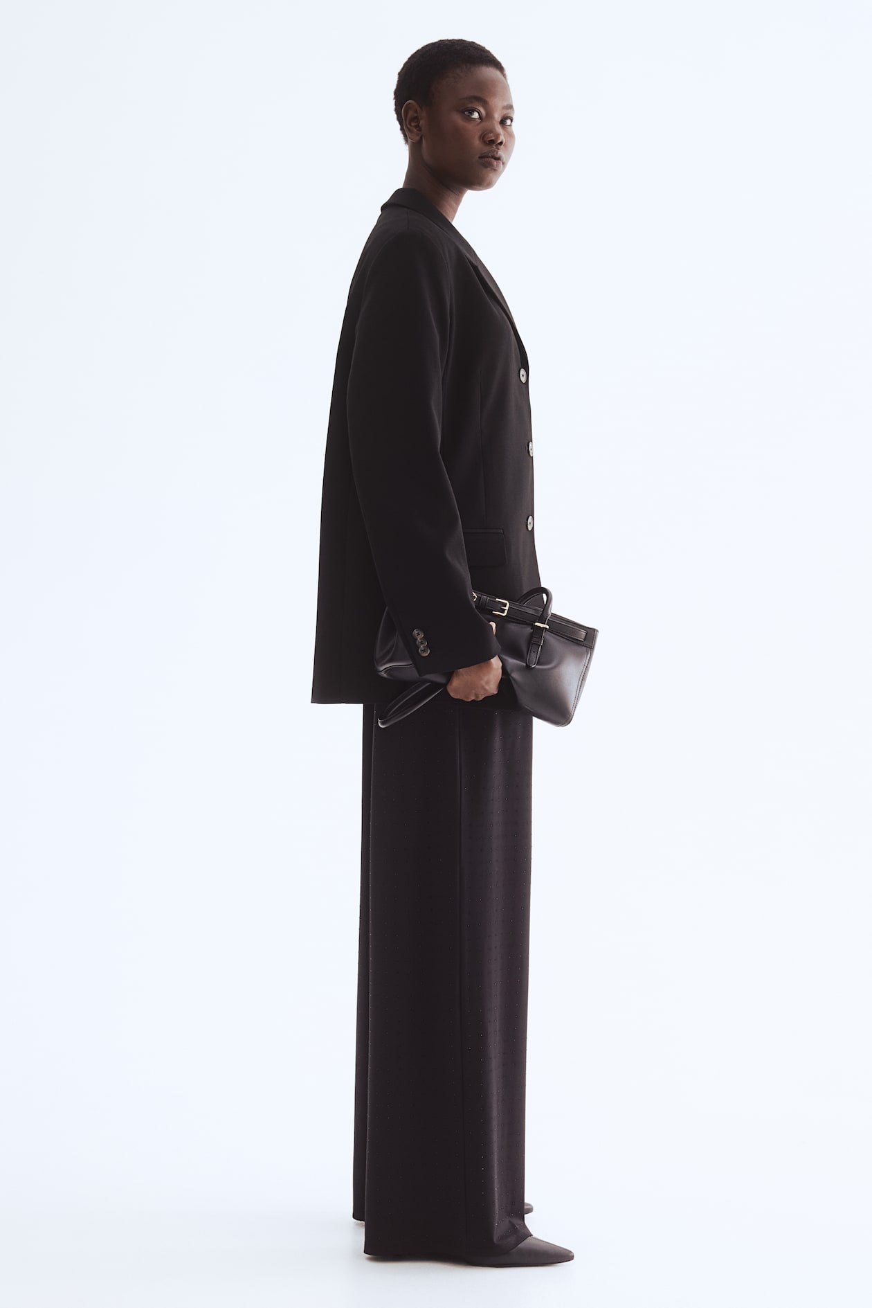 Rhinestone-Embellished Jersey Pants - image 3