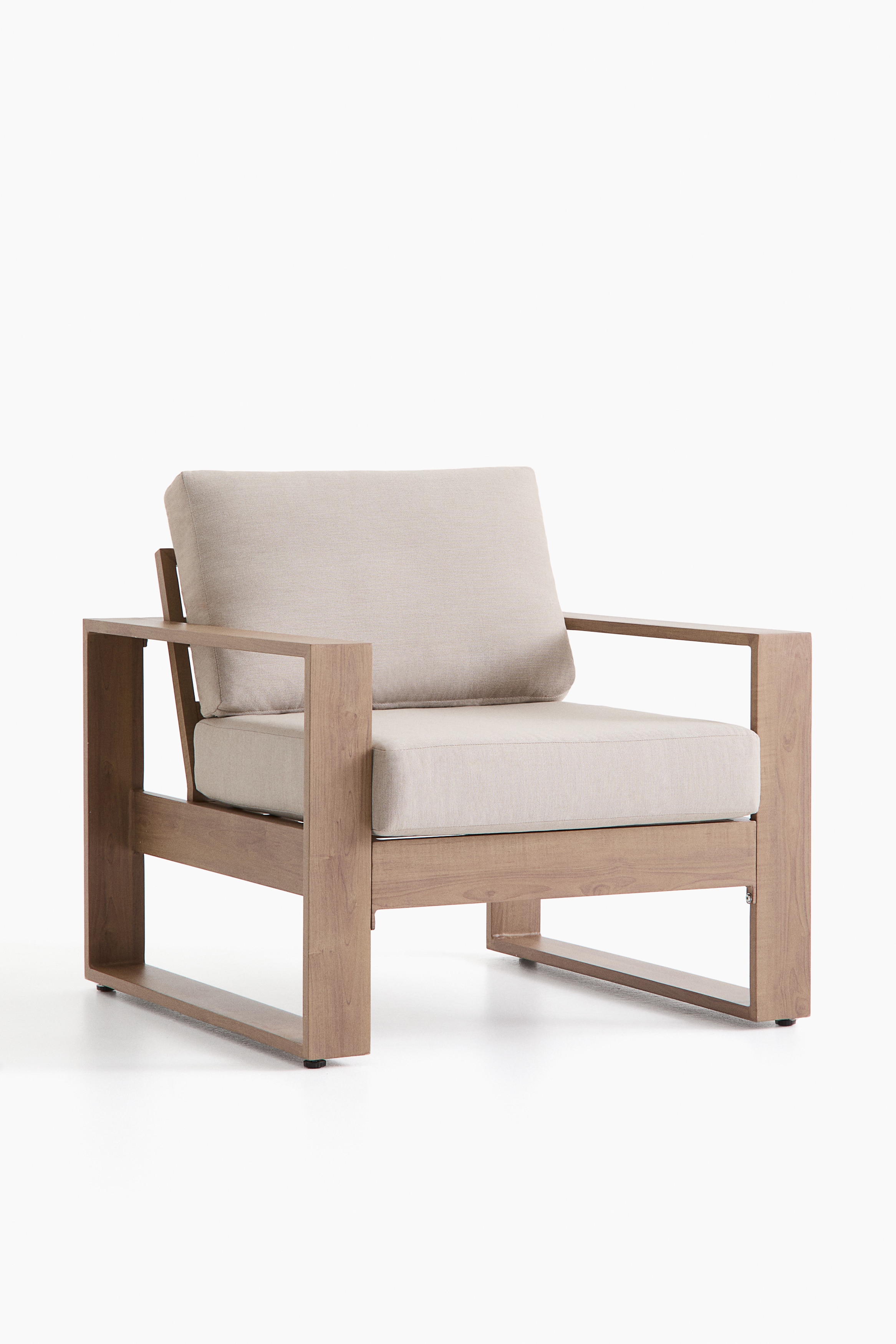 Buiten Loungestoel - Aluminium, Bruin