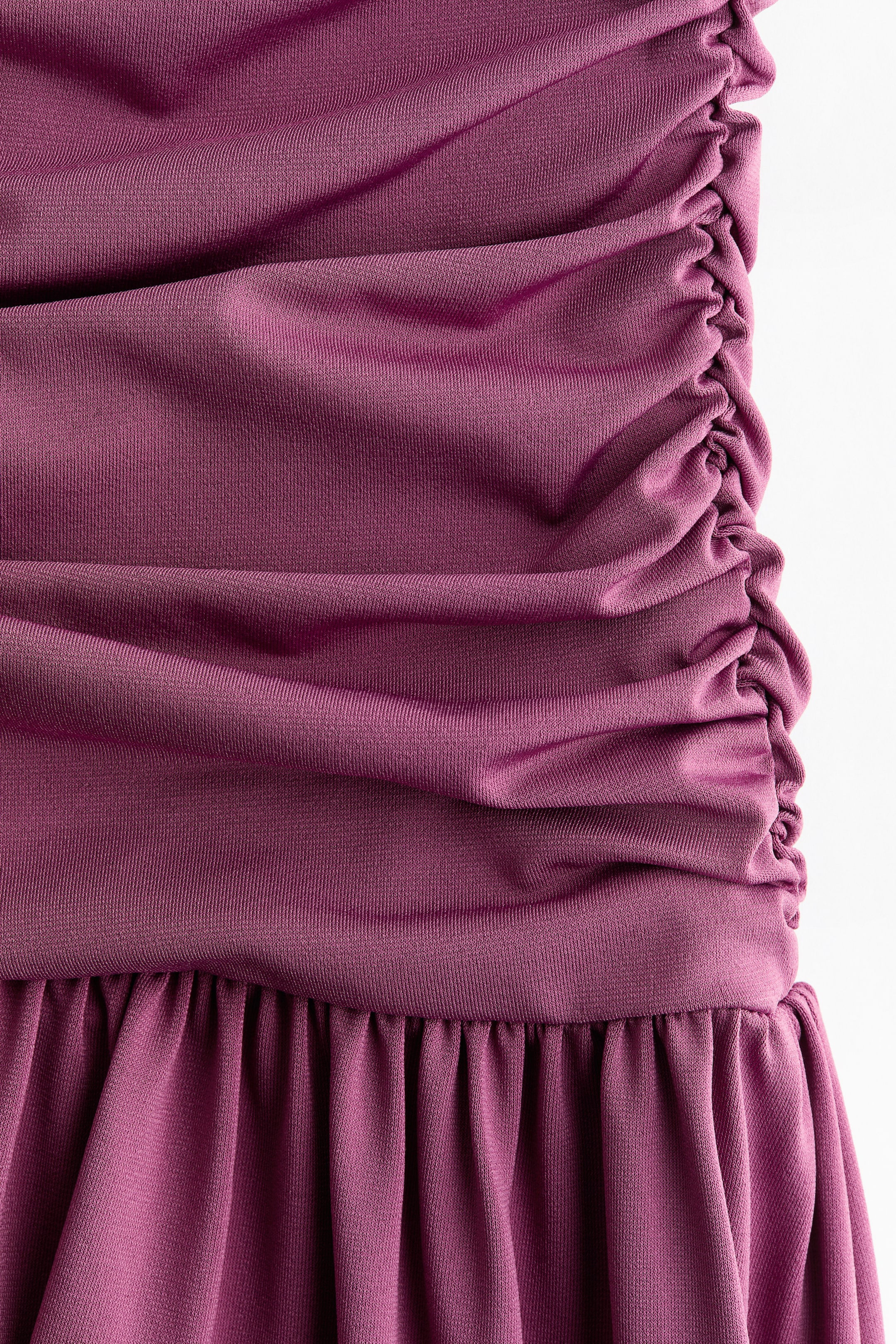 Robe en jersey à effet drapé