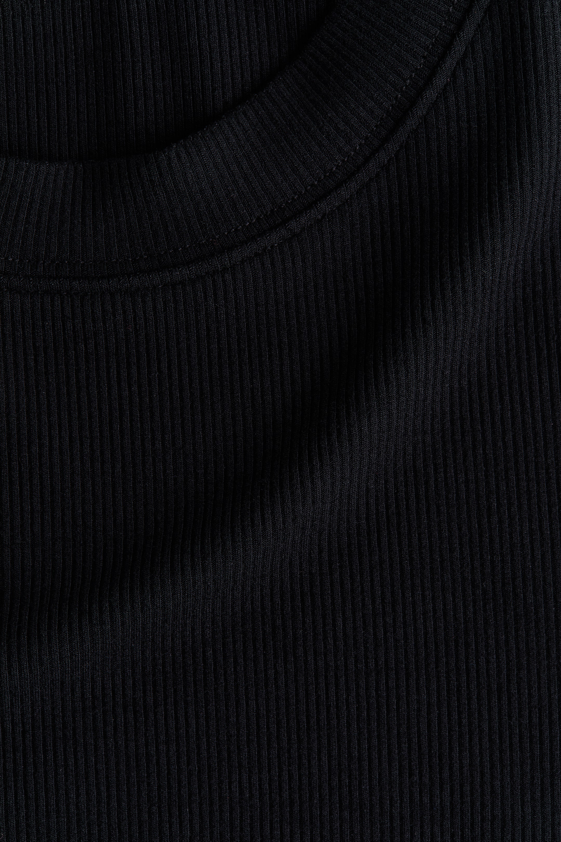 T-shirt côtelé en viscose