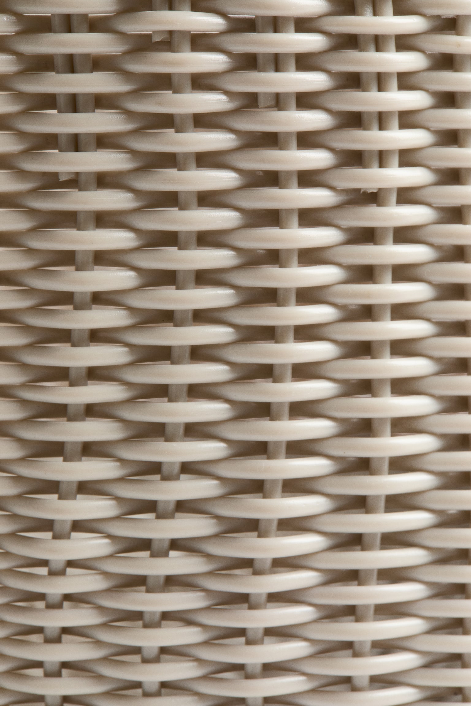 Extra-large plastic storage basket - Light beige/Black - 3