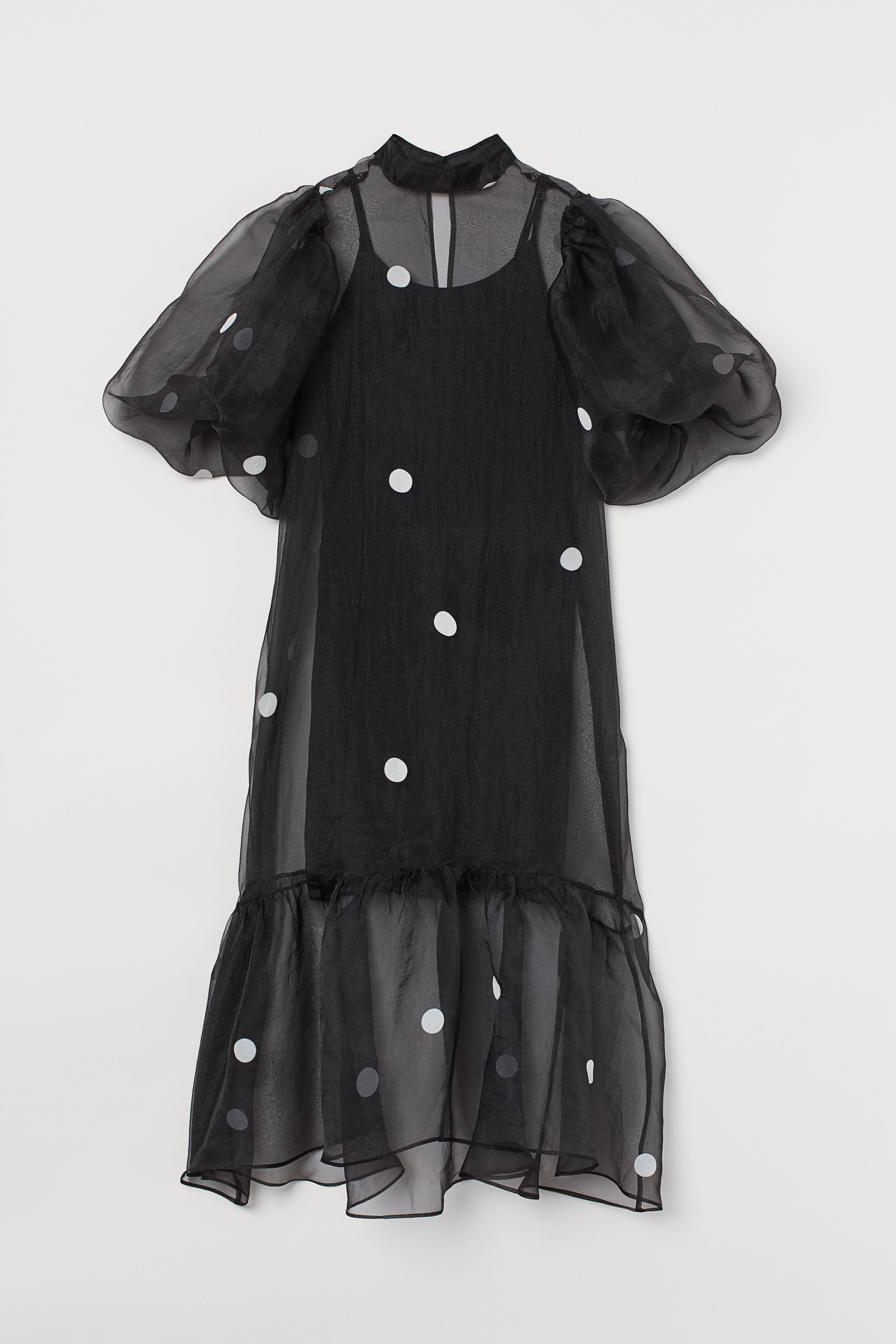 H & m polka dot dress hotsell