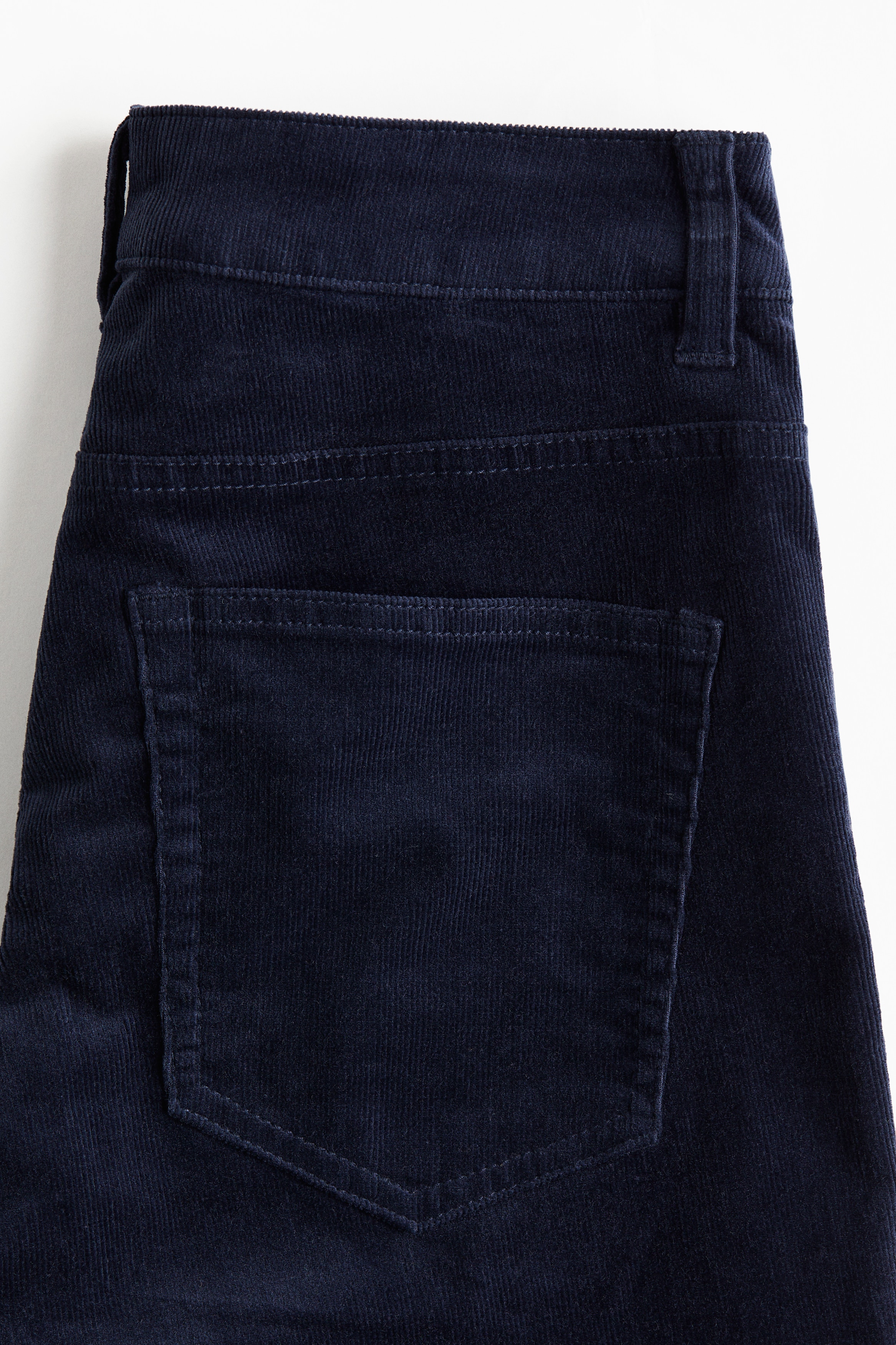 Flared corduroy trousers