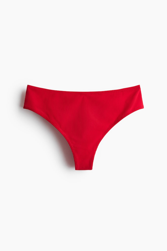Brazilian Bikini Bottoms - Bright red/Black/White/Black/Red/Yellow - 1