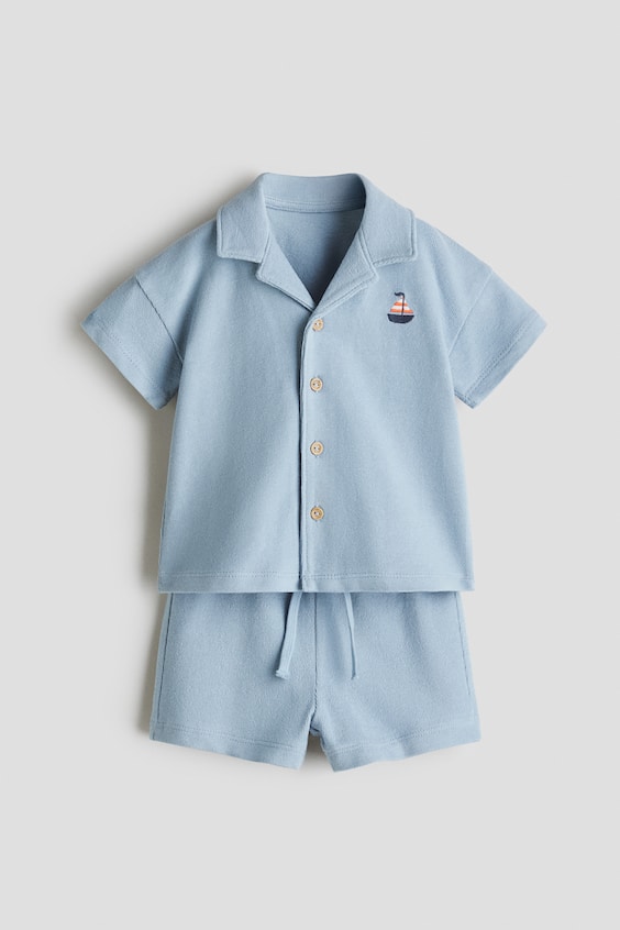 Детские топы H&M 2-Piece Cotton Jersey Set