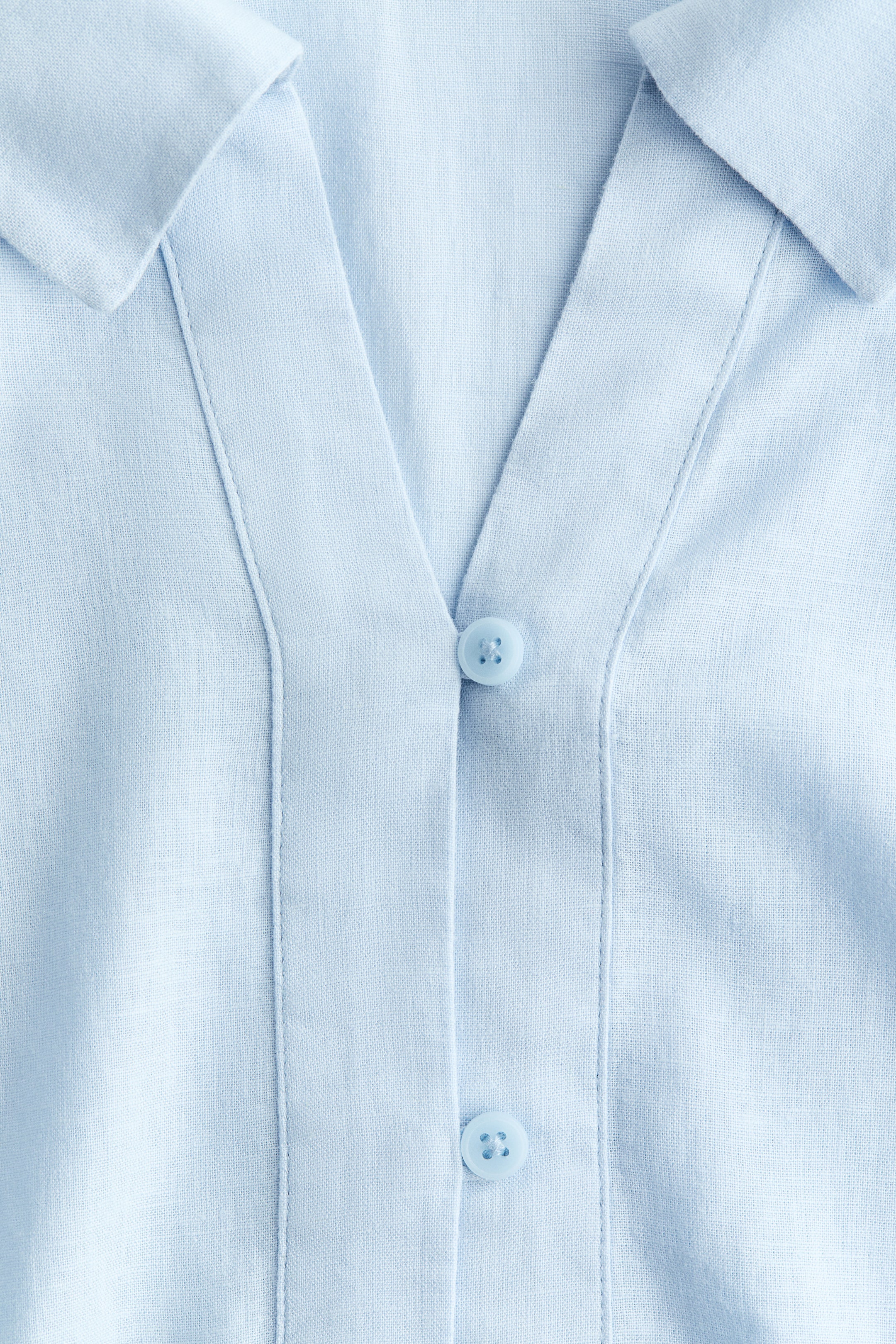 Женские рубашки H&M Sleeveless Linen-Blend Shirt — фото 2