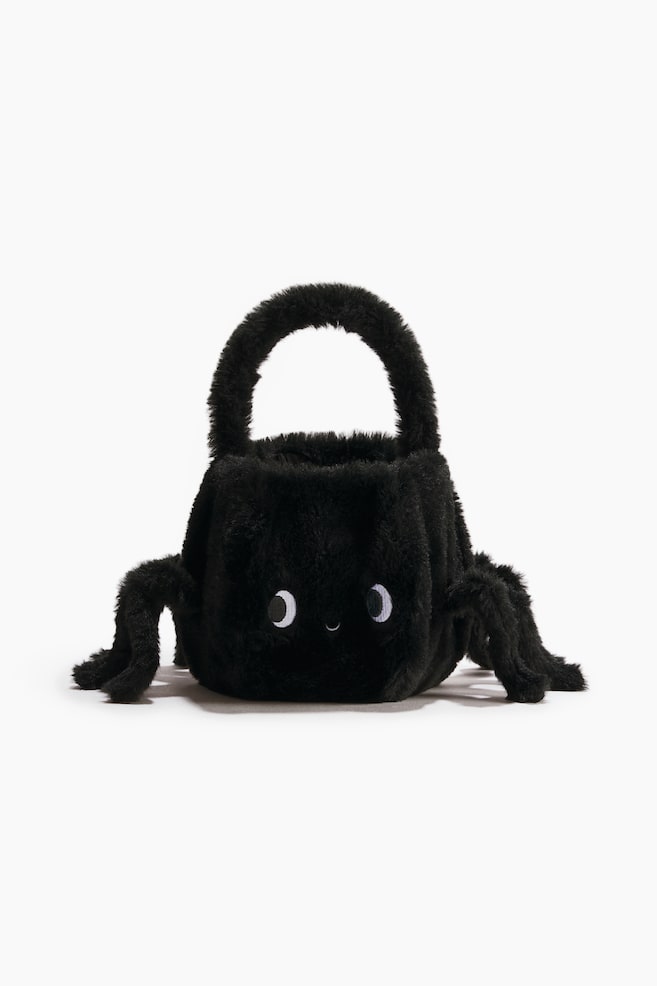 Cesta efecto pelo en forma de araña - Negro/Araña - 1