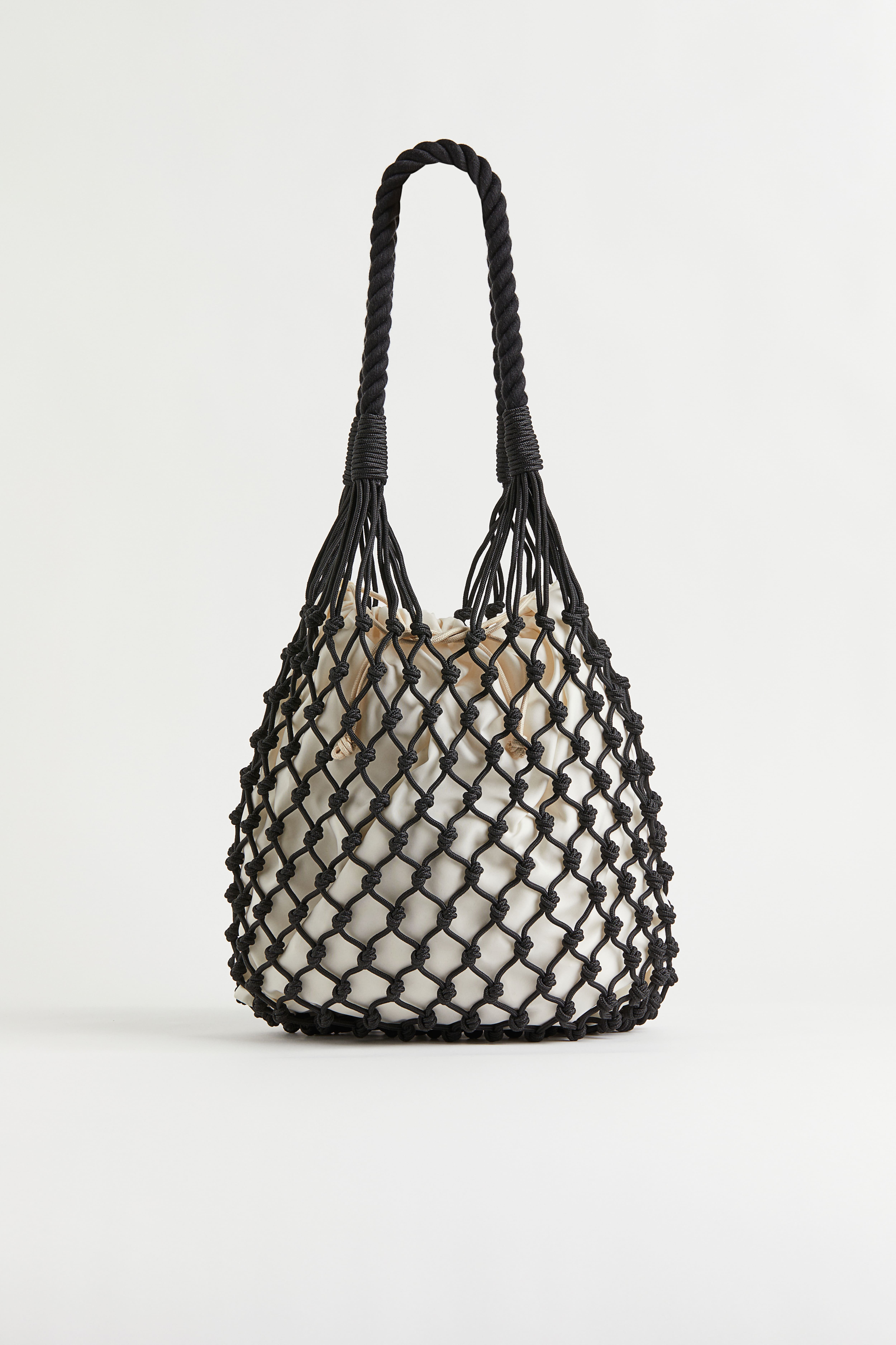 Sac filet avec pochette Black FEMME H M CA