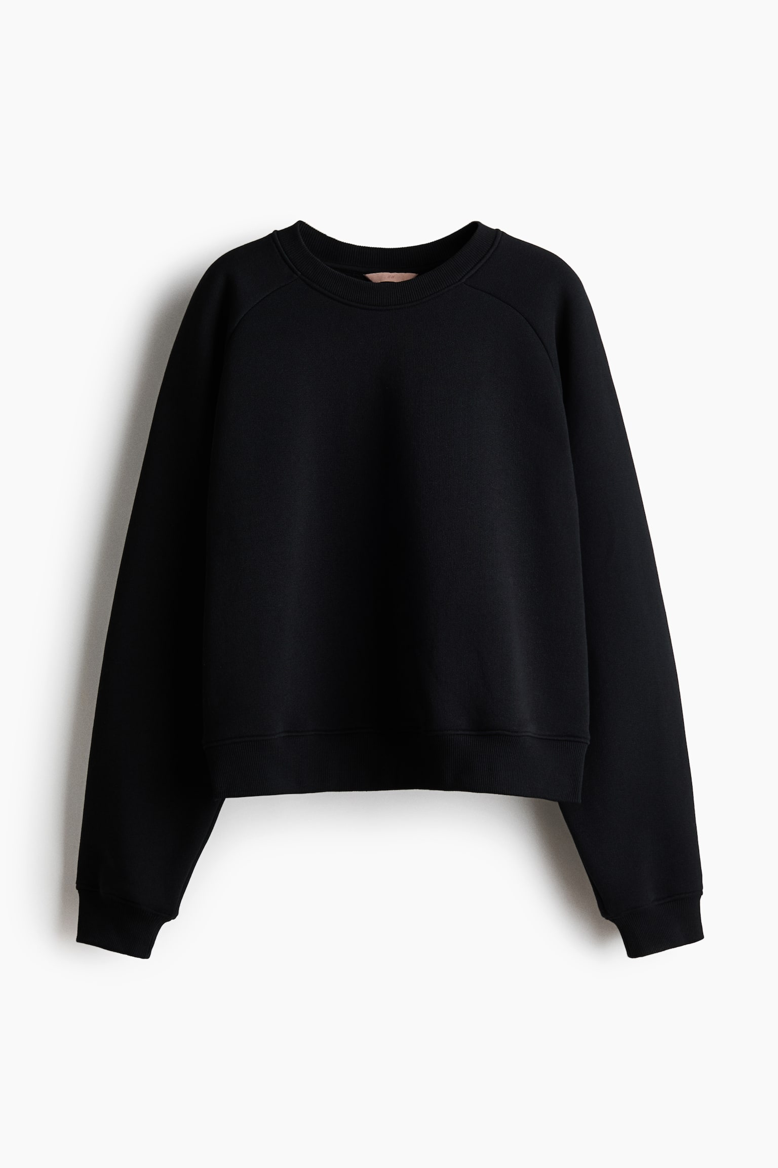 Cotton sweatshirt - Black - 1