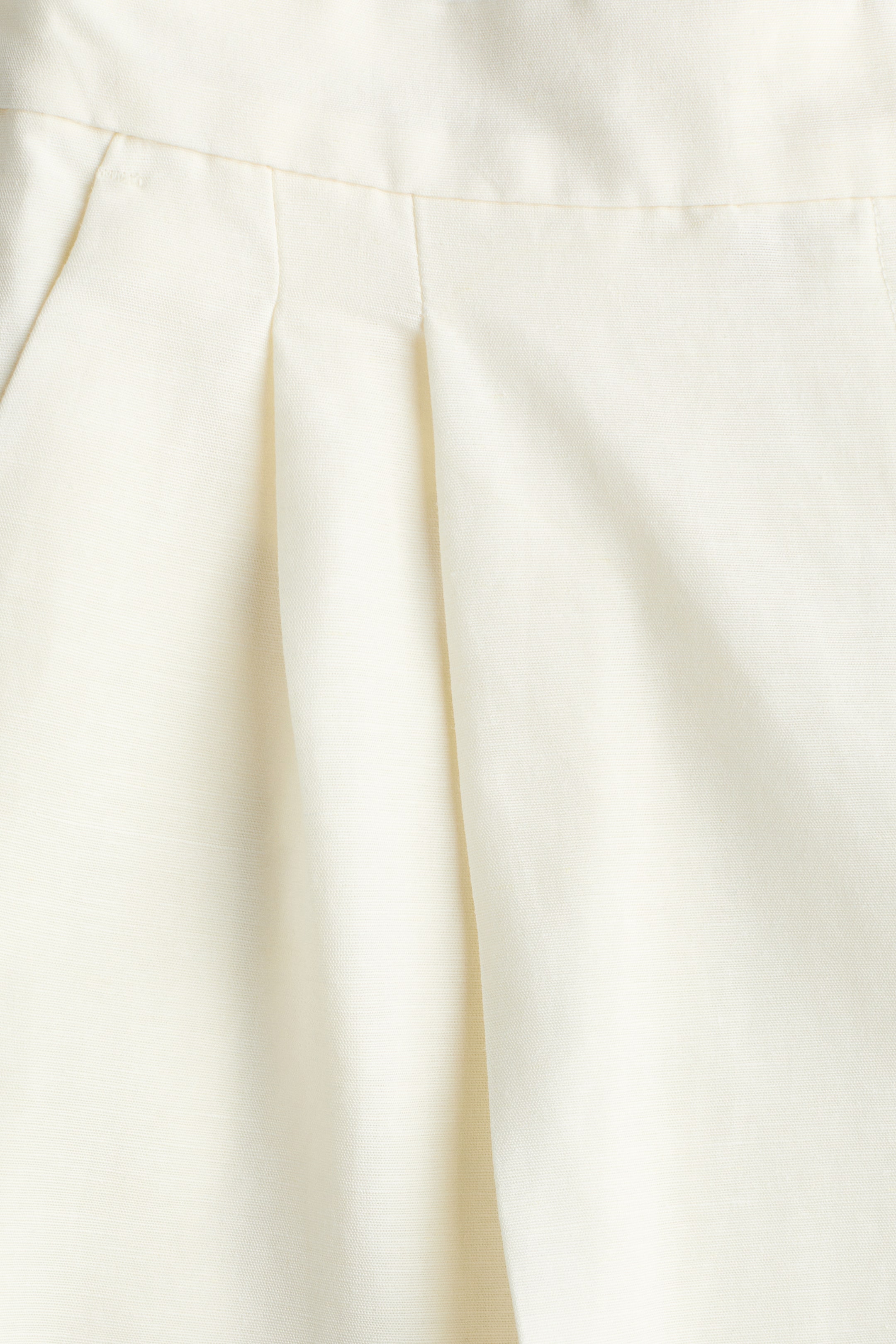 Linen-Blend Bermuda Shorts