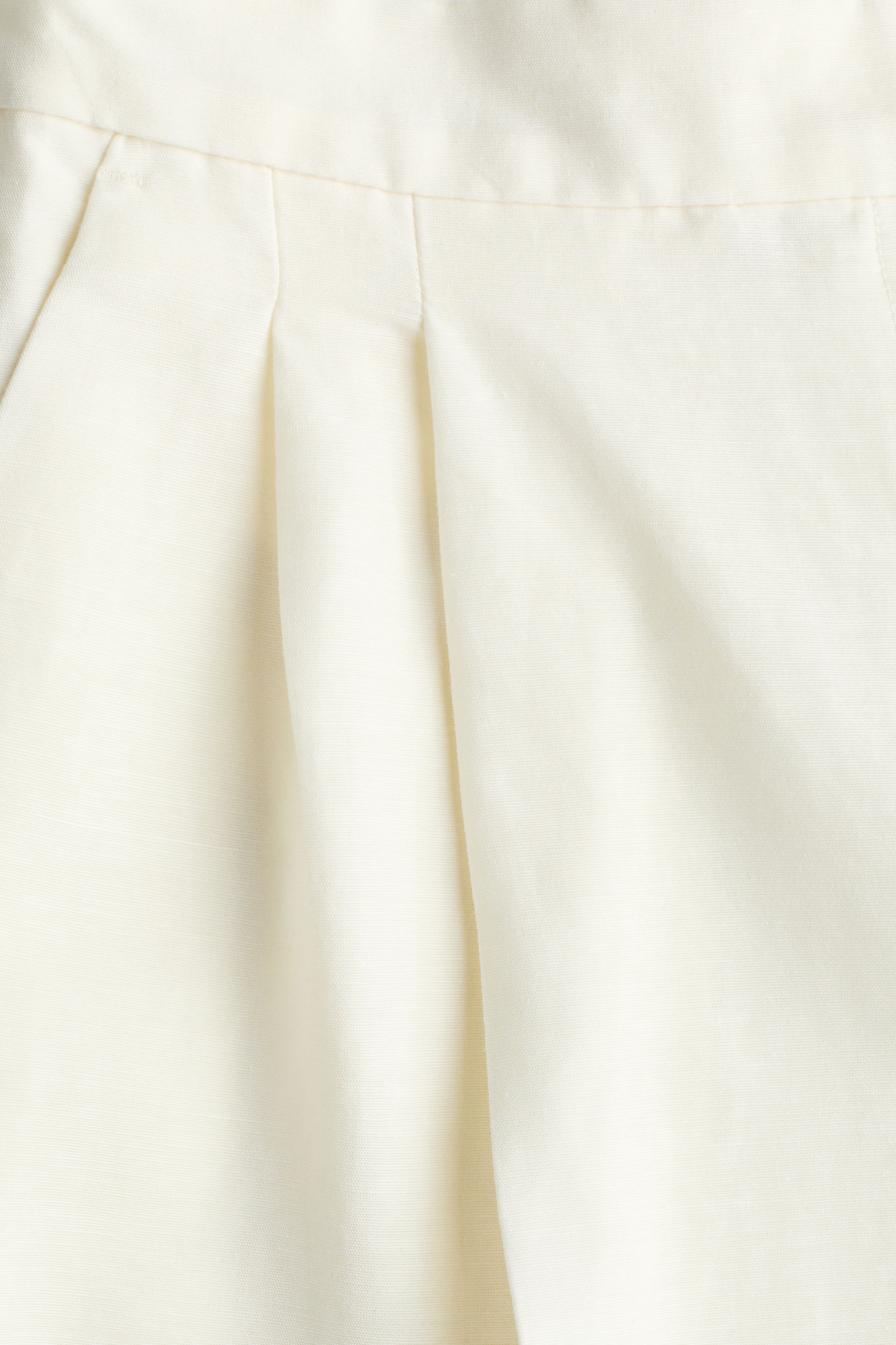 Linen-Blend Bermuda Shorts