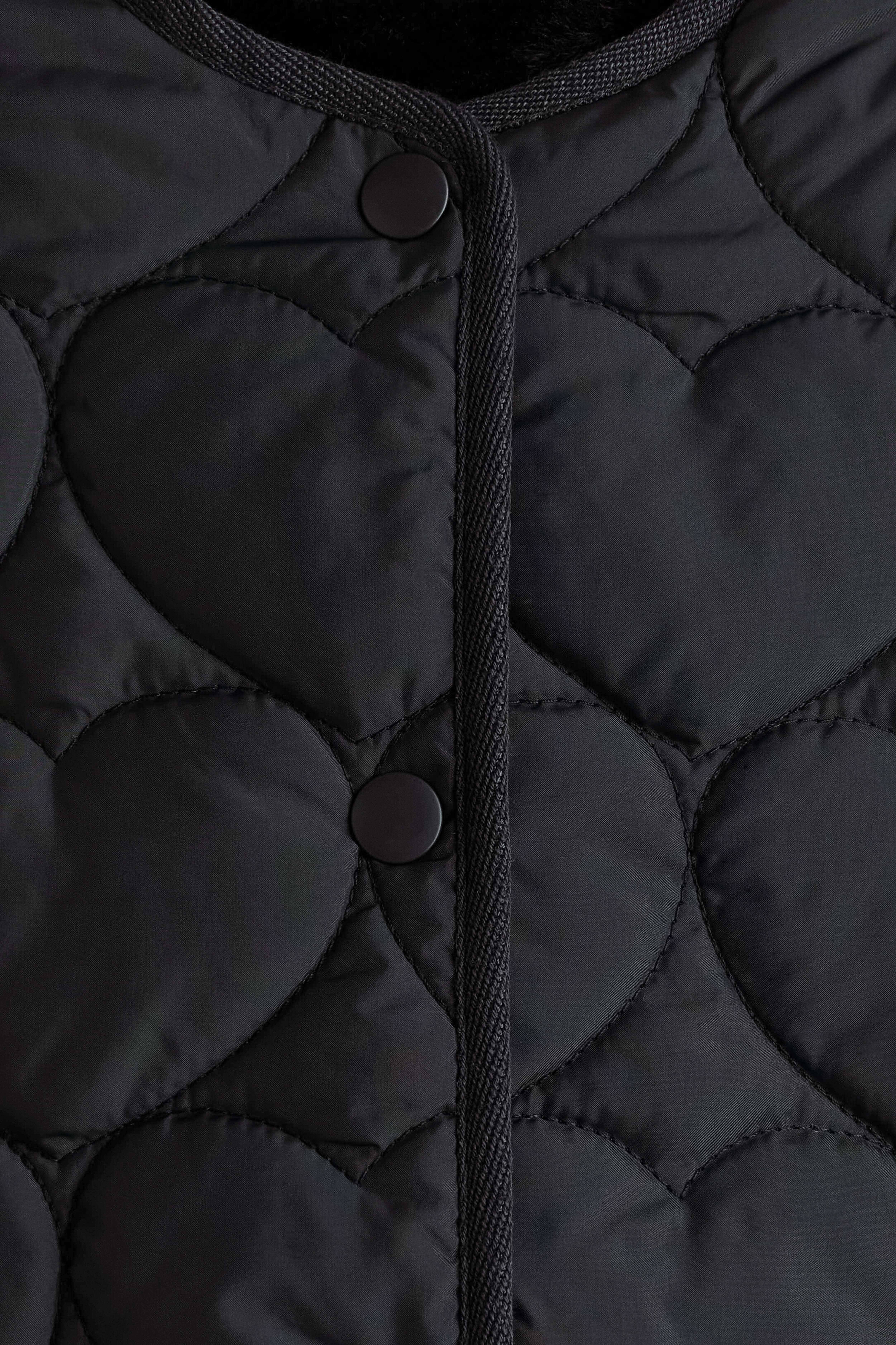 Pile-Lined Quilted Jacket