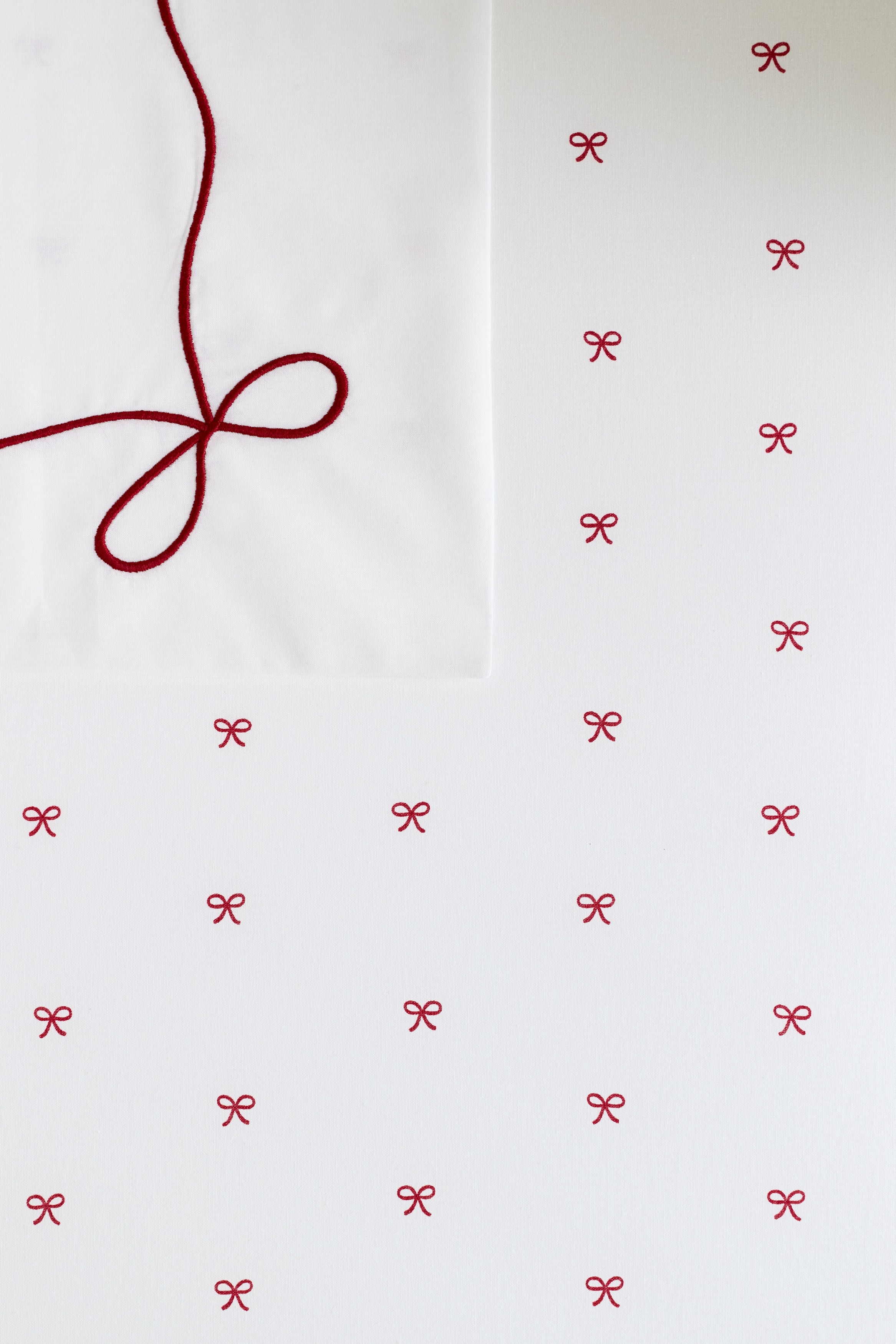 H & M - ベビーベッド用フィットシーツ - レッド