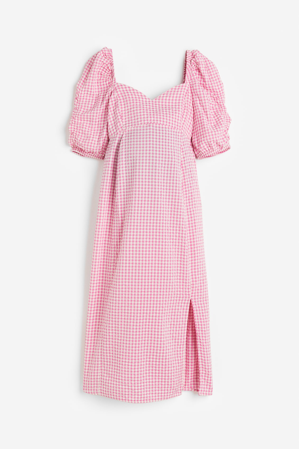 h and m pink puff sleeve dress Pink Ruffle Puff-Sleeve Midi Dress , Khaki H & M Tiered Button Down Midi Dress, Dm for more details , #fyp #dress #instagram #instagood #reels