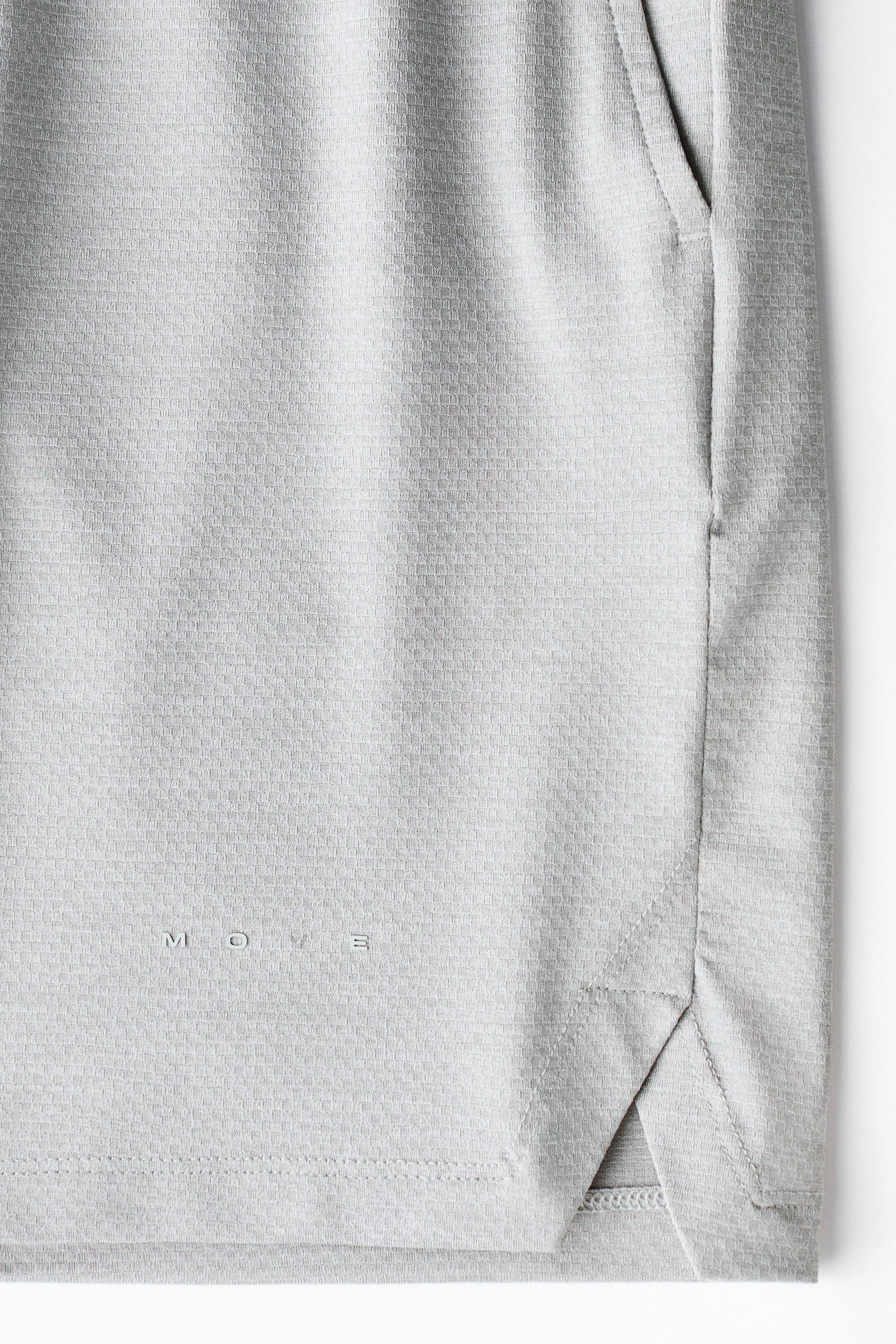 이미지 확대 보기: 스포츠 쇼츠 DryMove™ - 라이트 그레이 멜란지 - Men | H&M KR 8