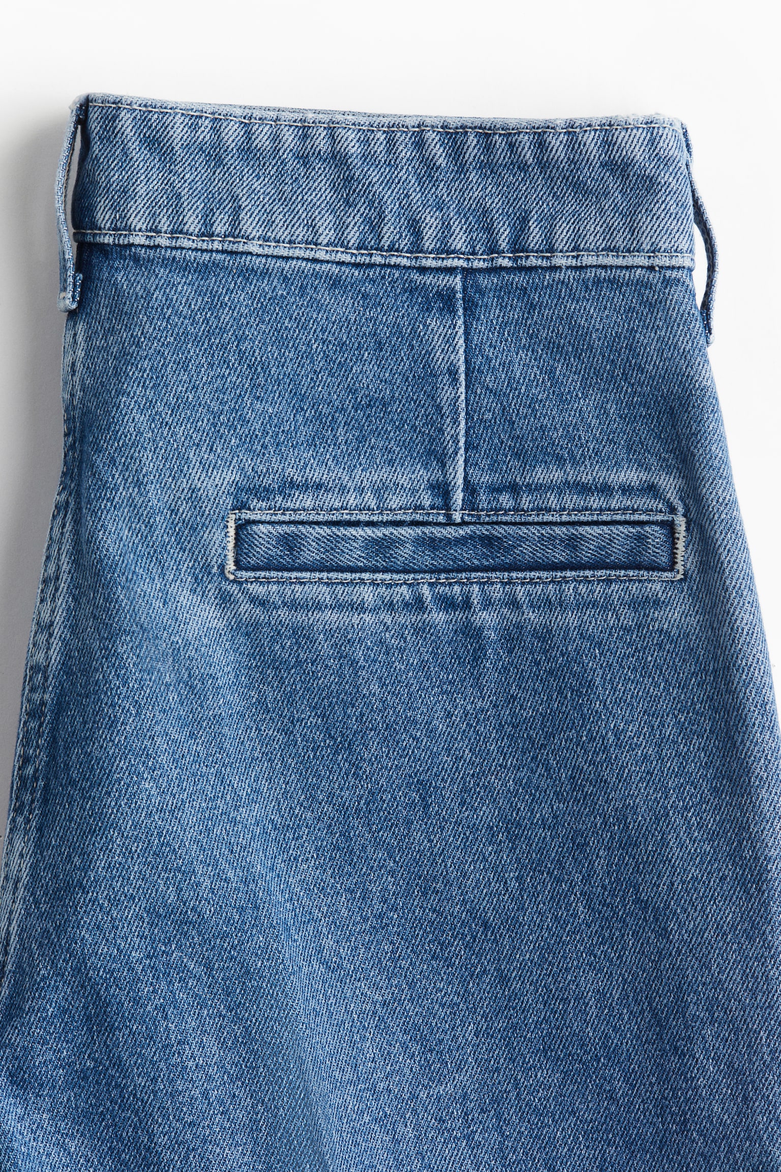 Женские джинсы H&M Straight High, цвет: Светлый джинсовый синий — фото 3
