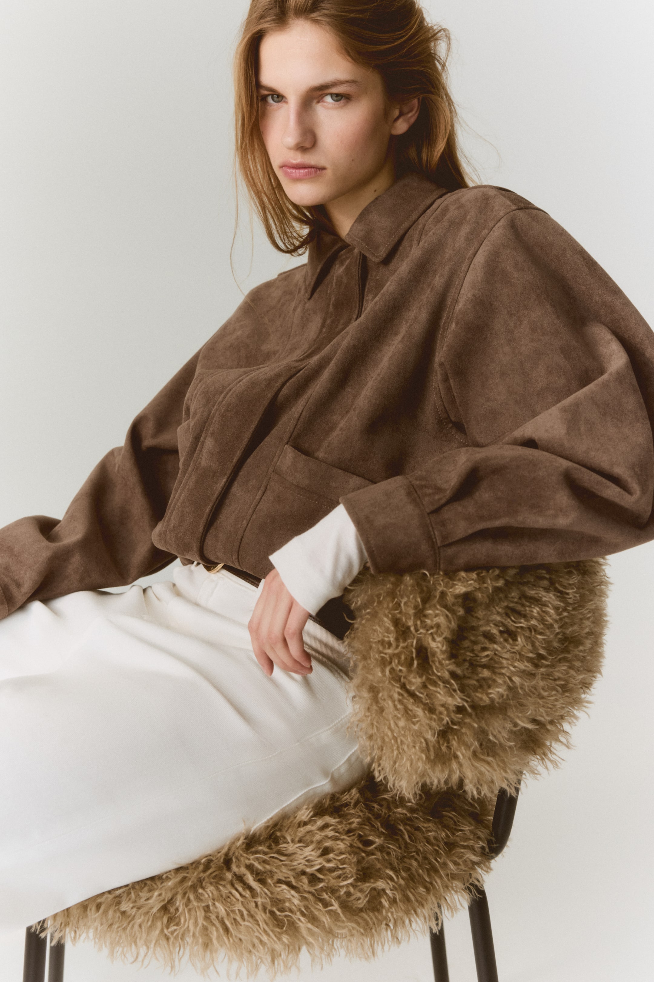 View larger image: Short jacket - Brown - Ladies | H&M IN 1