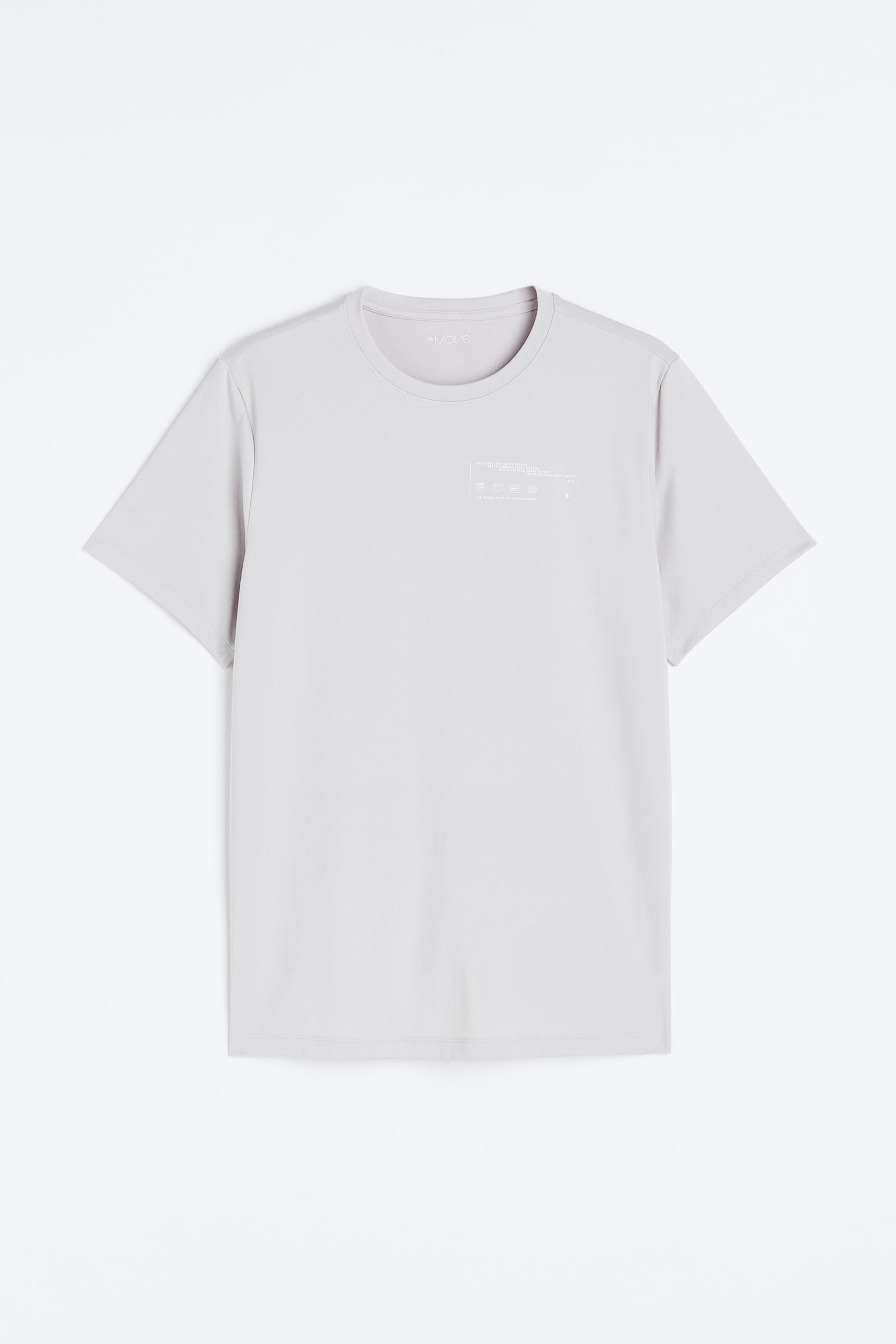 DryMove™ Activewear Top - Light grey