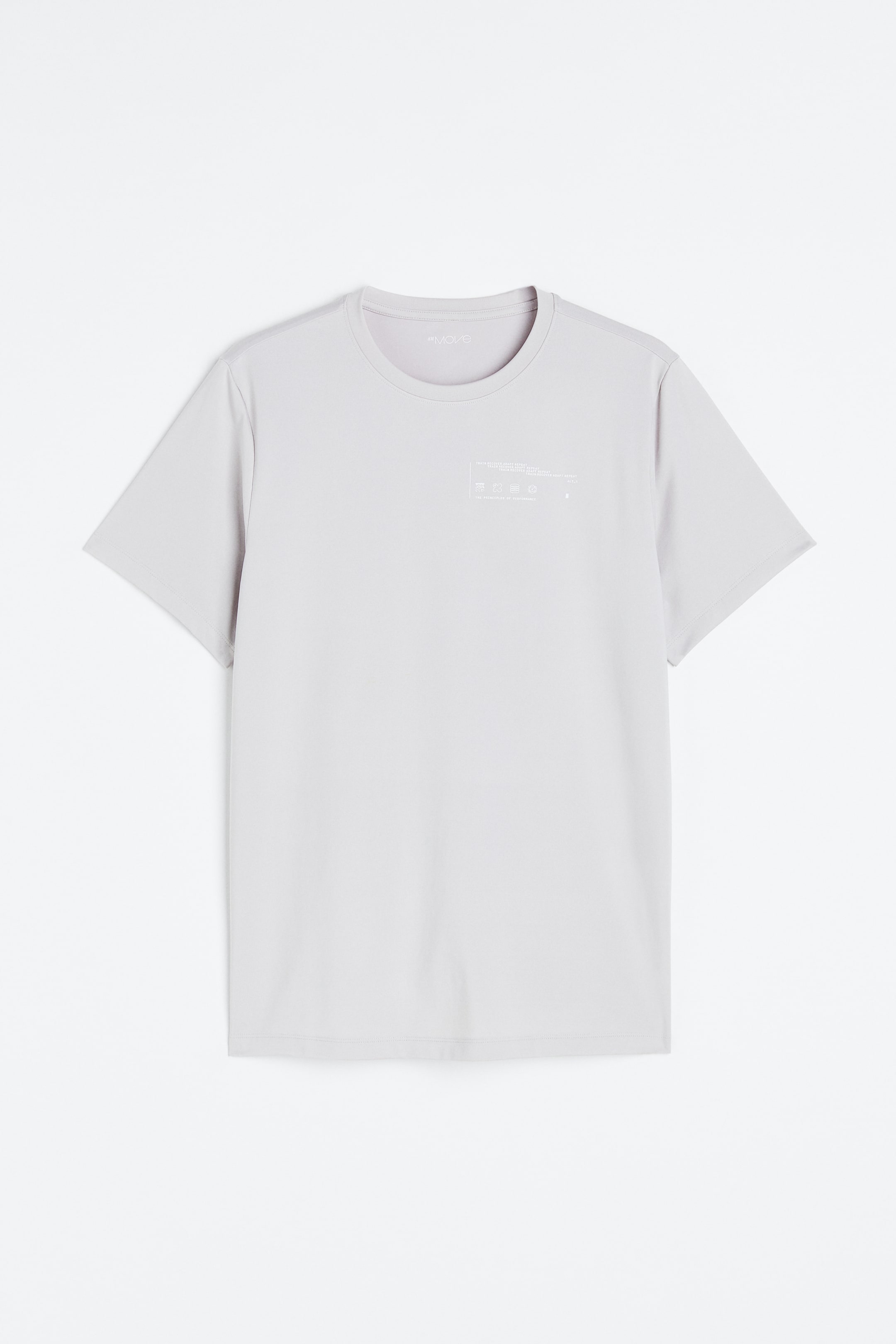 View larger image: DryMove™ Activewear Top - Light grey - Men | H&M AU 1