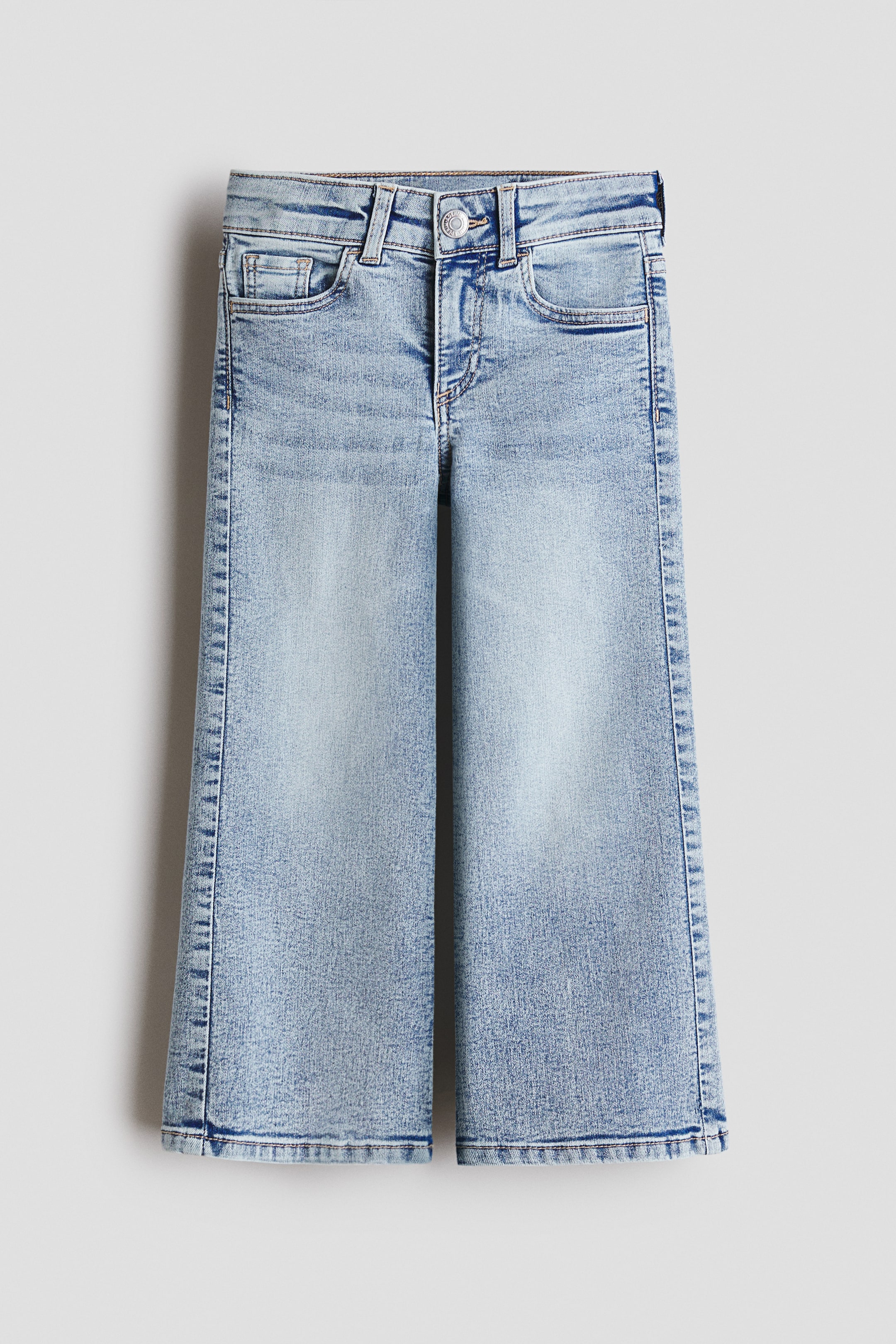 Büyük resmi görüntüle: Superstretch Wide Leg Jeans - Açık kot mavisi - ÇOCUK | H&M TR 1