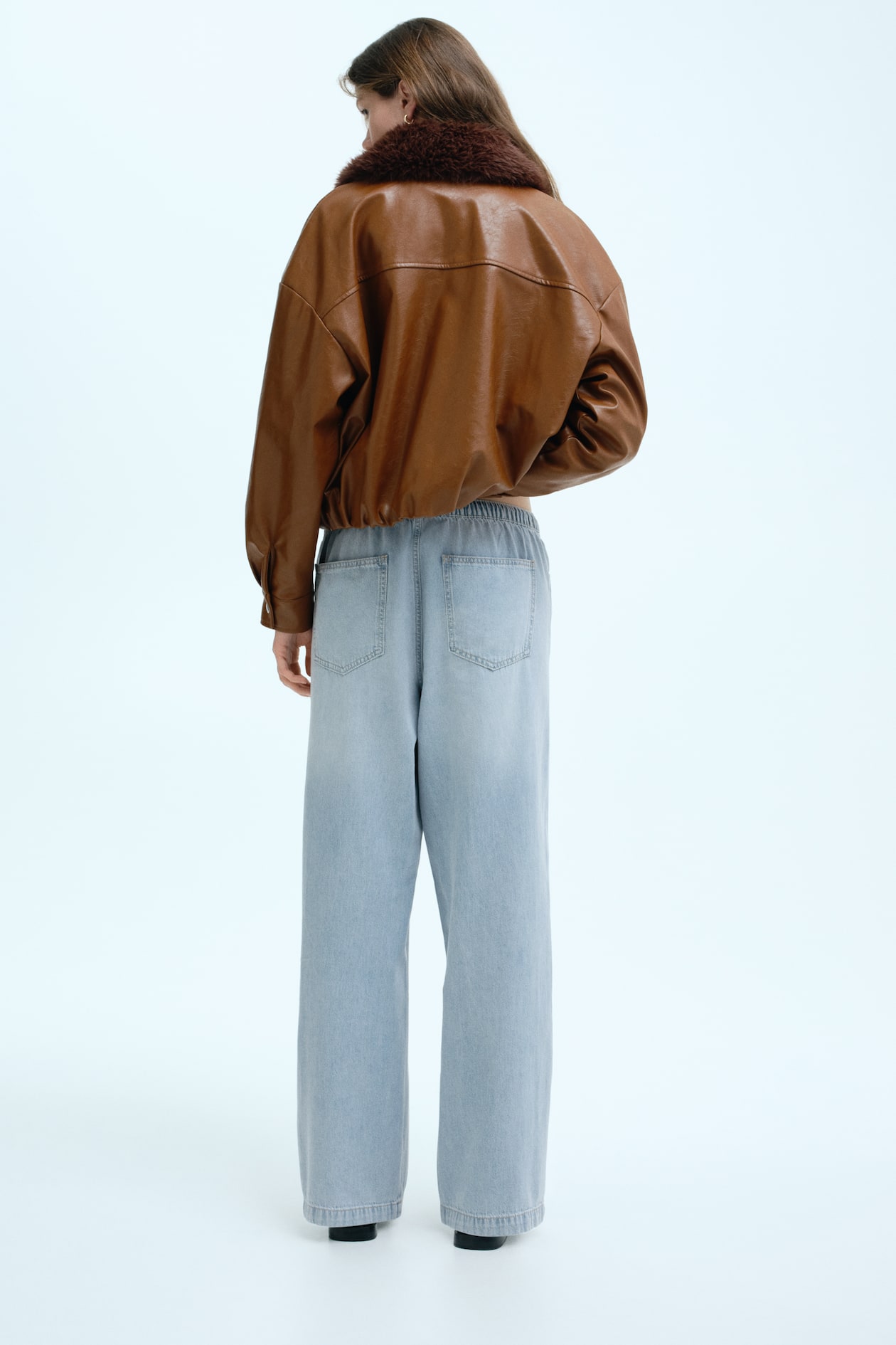 Denim Drawstring Pants - image 5