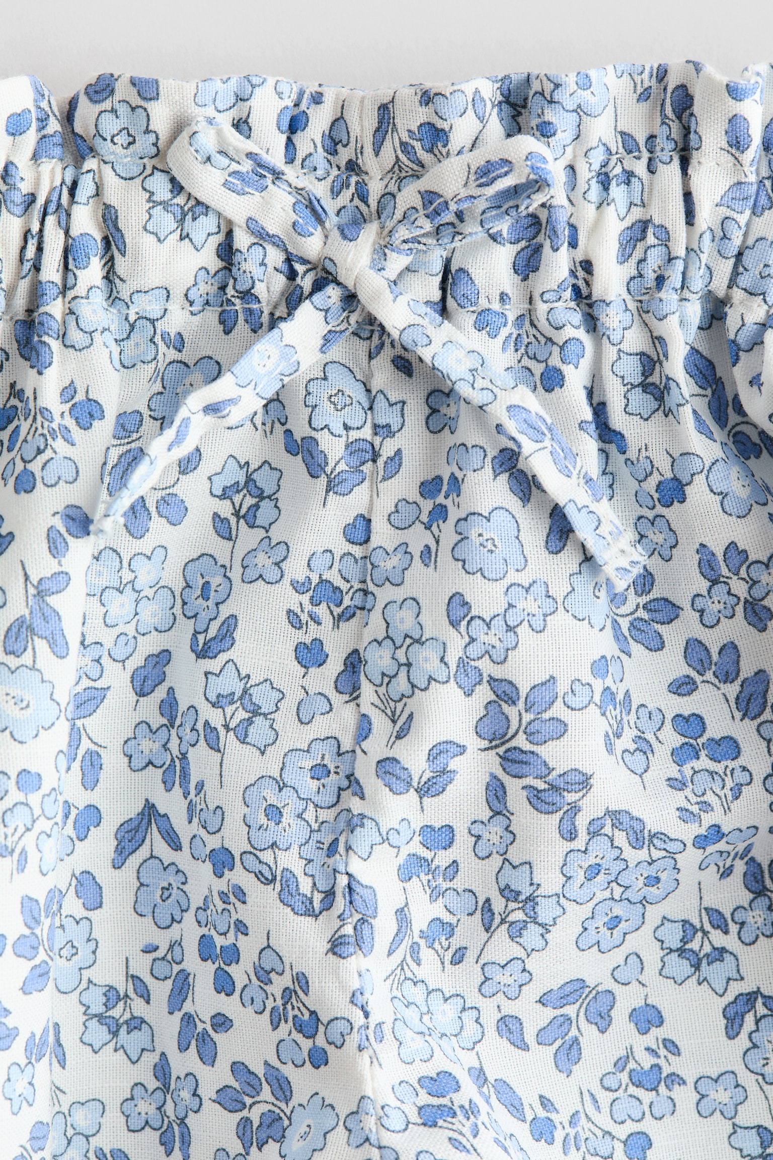 Paper bag shorts - Blue/Floral/Light denim blue/Light pink/Fruits/White/Floral/Pink/Fruits - 2