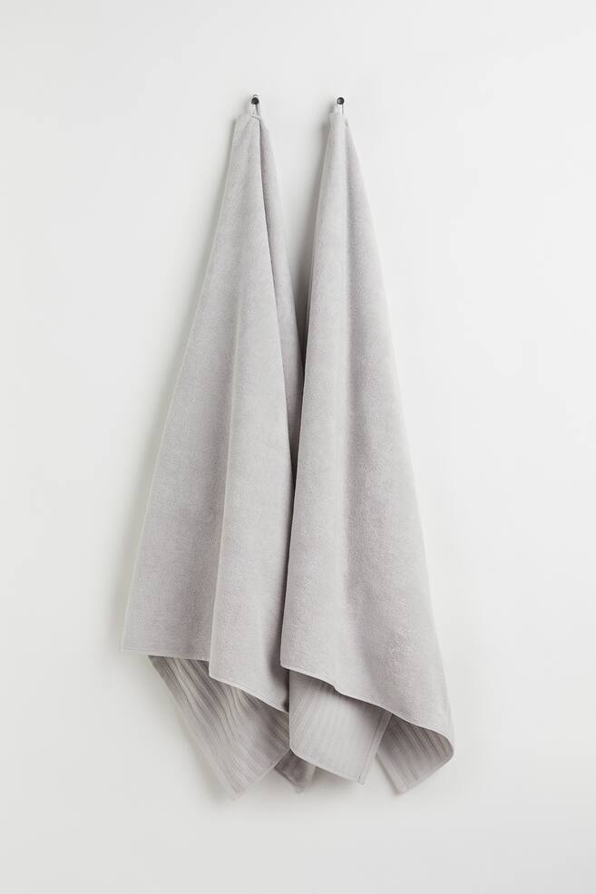 2-pack cotton bath sheets - Light grey/Greige/Dark grey - 3