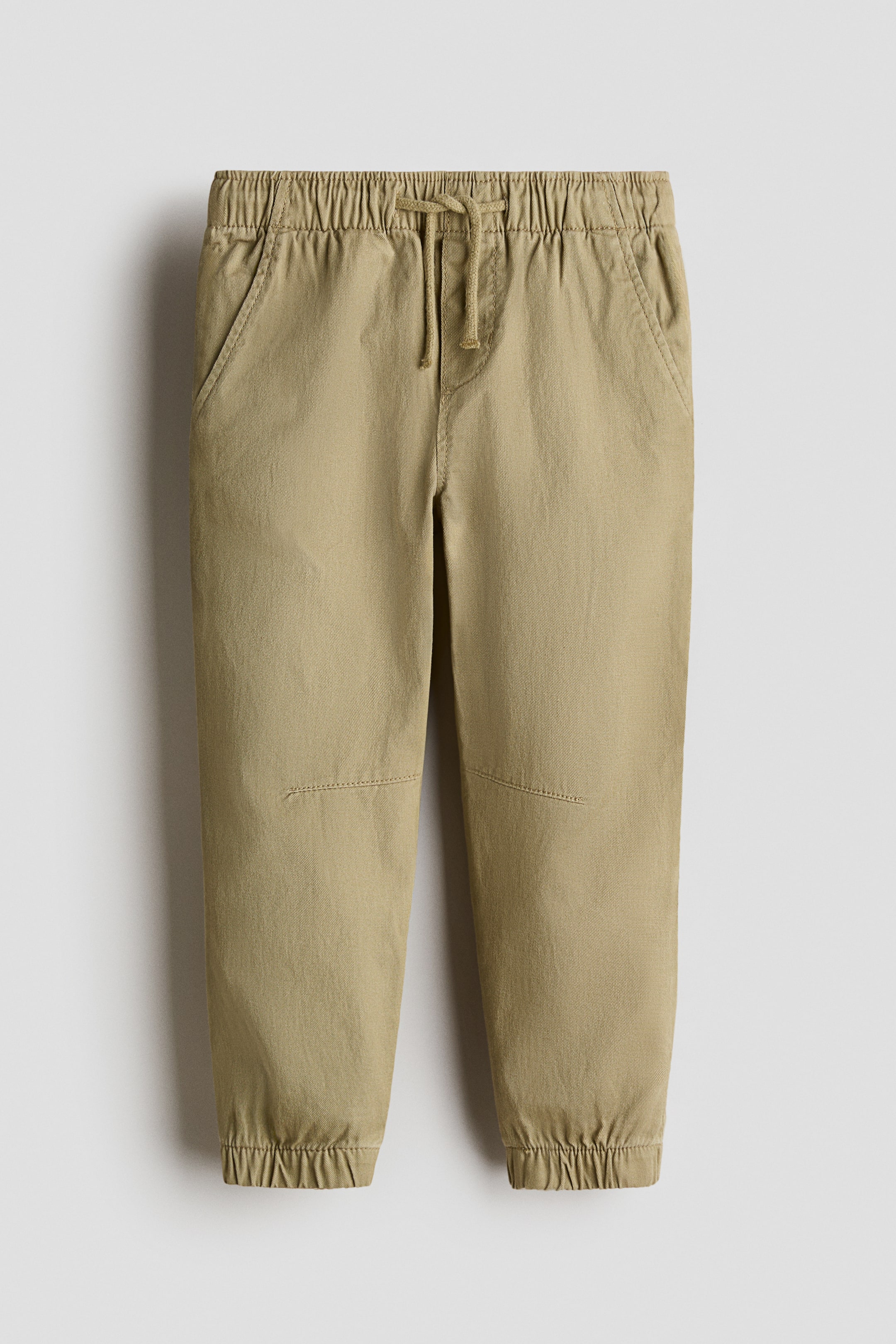 View larger image: Cotton Twill Joggers - Khaki green - Kids | H&M CA 1