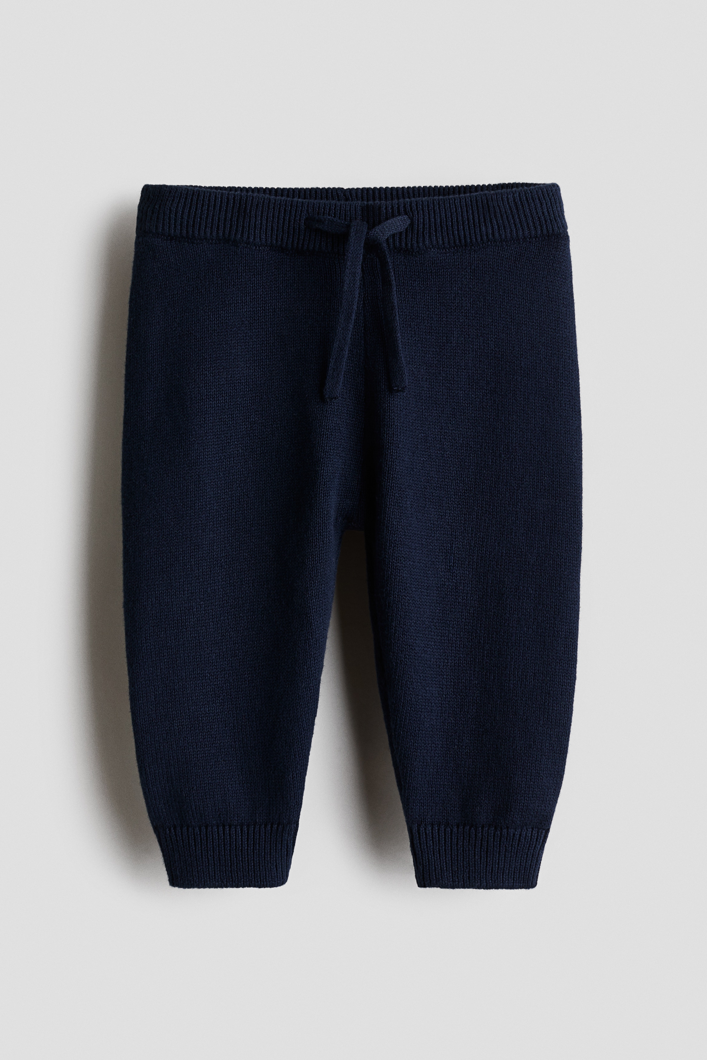Pantalon jogger en maille fine de cotonModèle