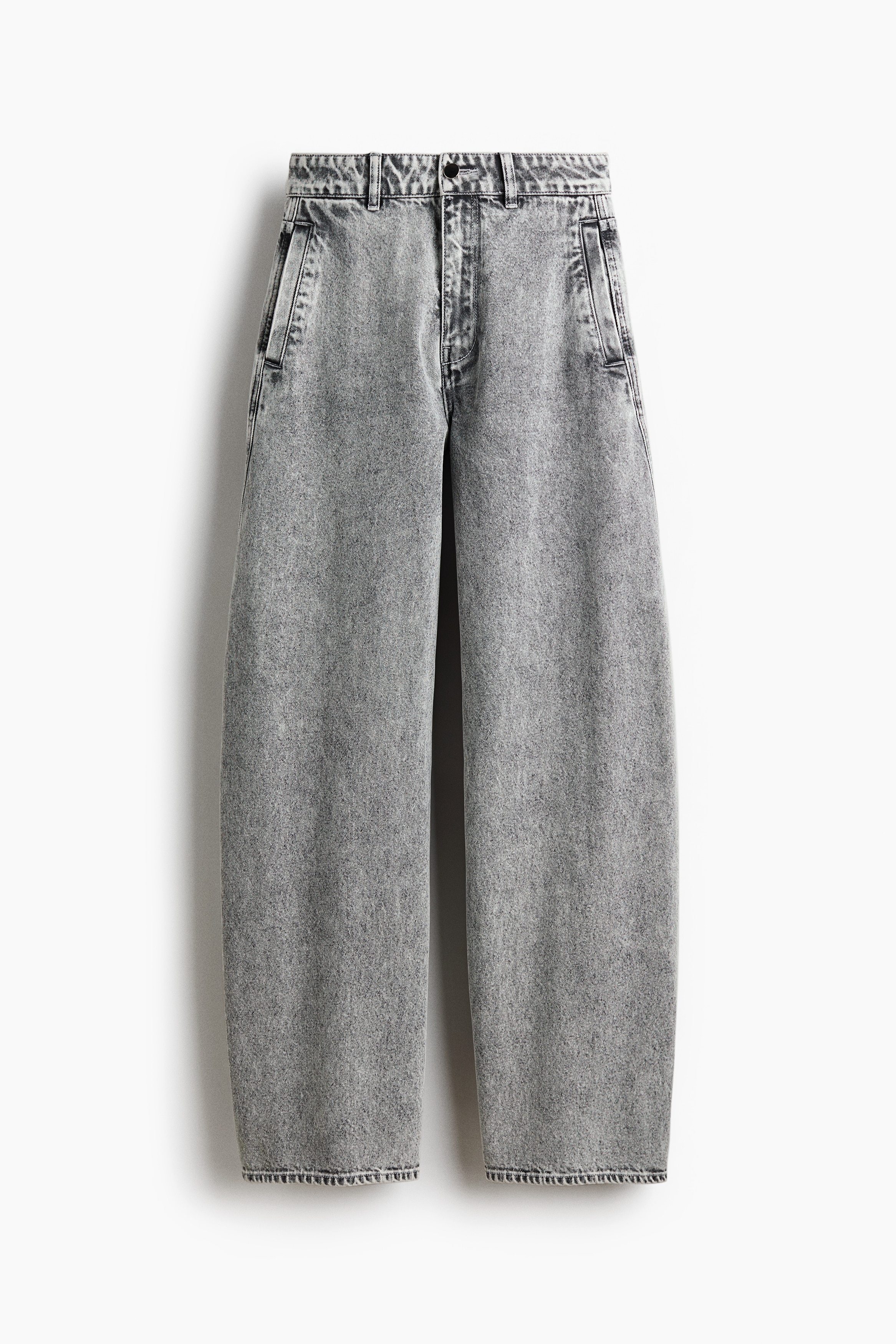 Barrel Leg Jeans - Denim grey