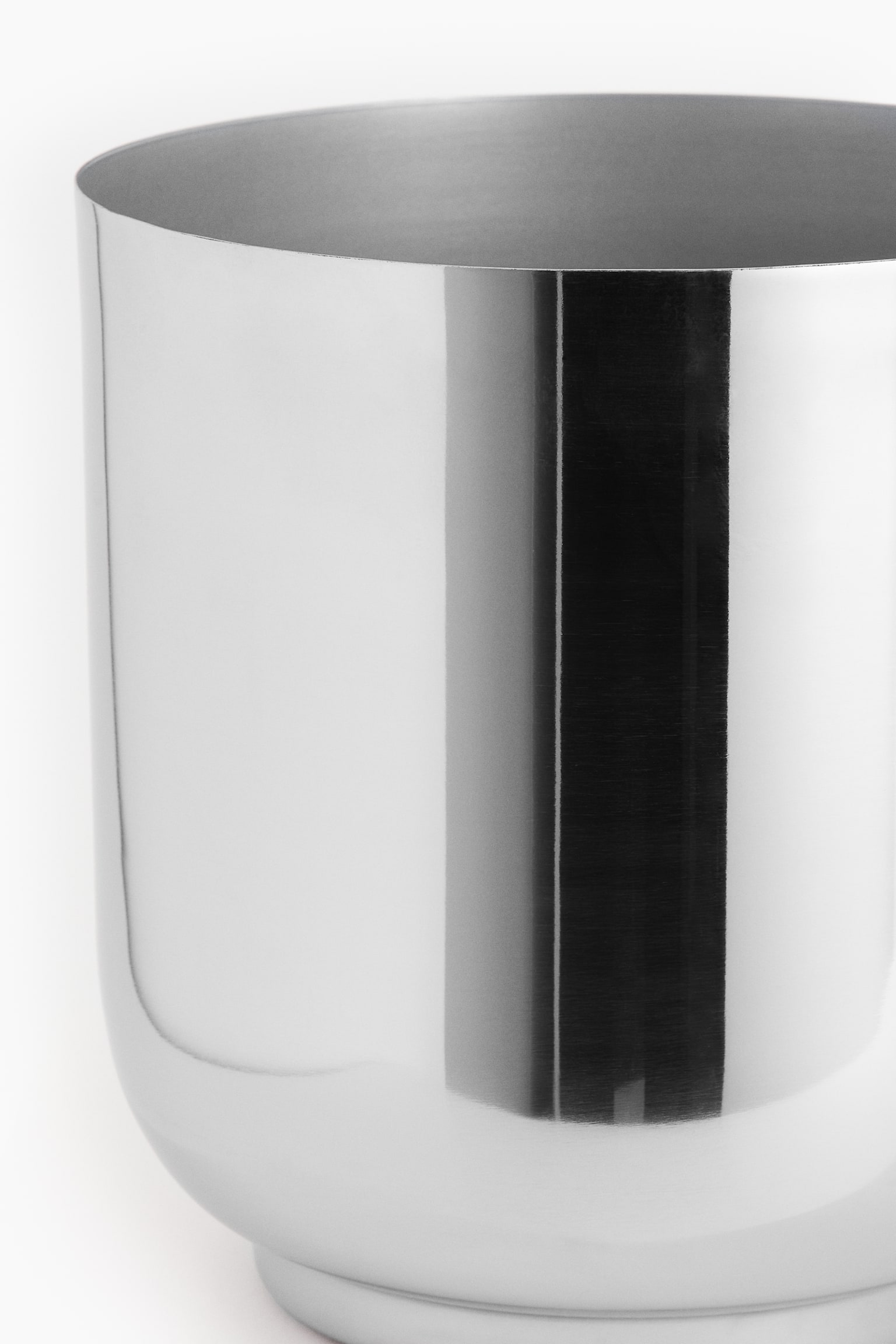 Stainless steel plant pot - Silver-coloured - 2