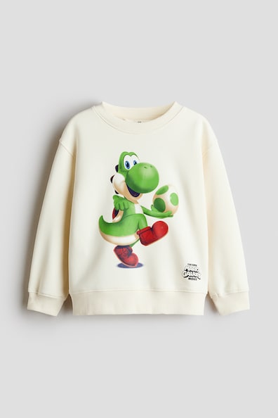 プリントデザインスウェットシャツ