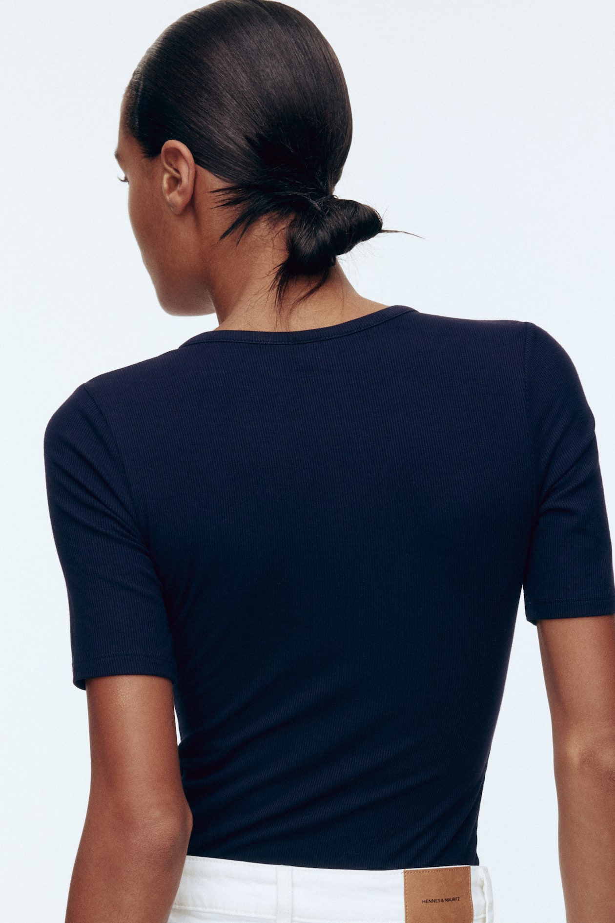 Short-Sleeved Viscose Bodysuit - image 4