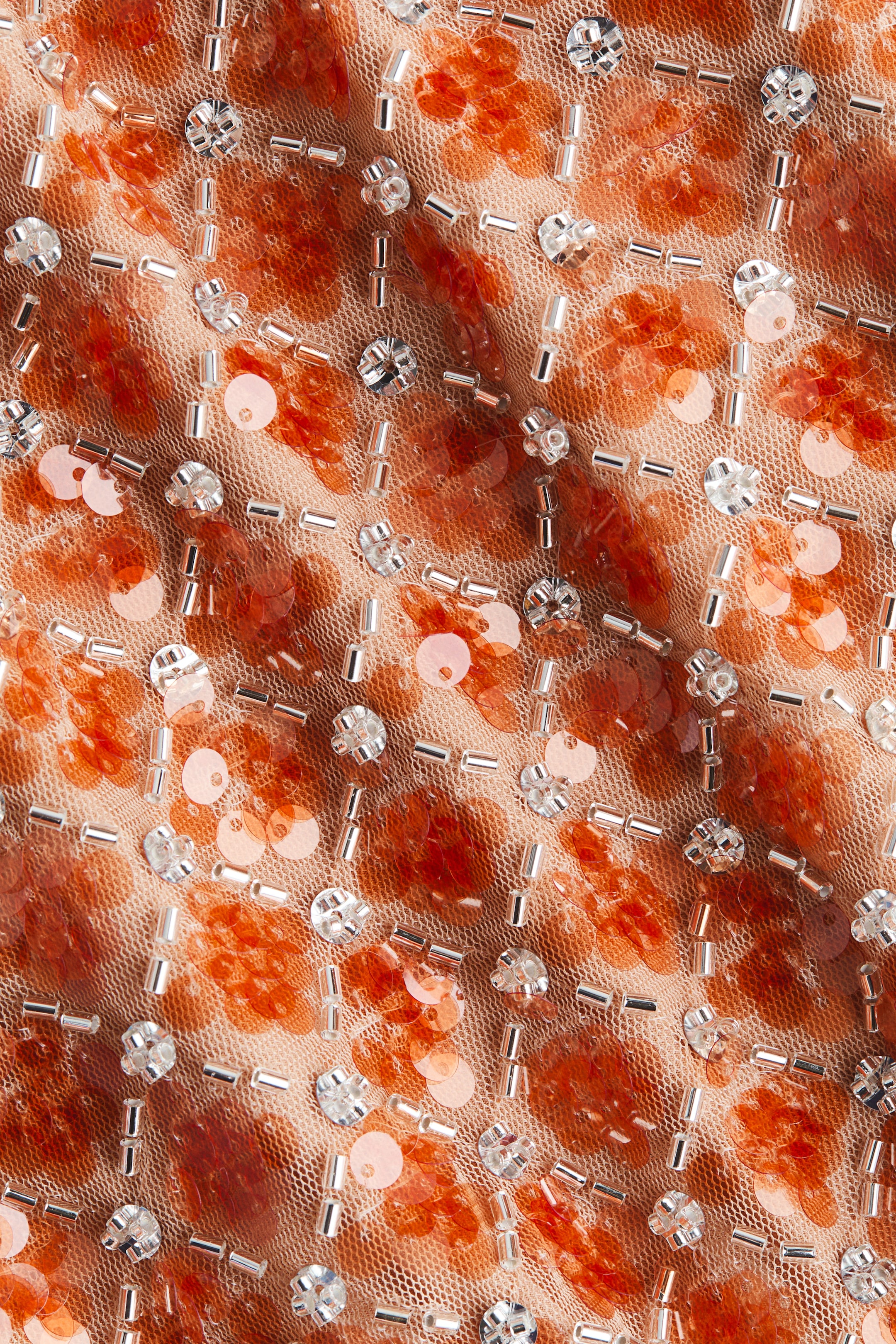 Grotere afbeelding bekijken: Embellished mini skirt - Poederroze/oranje - DAMES | H&M BE 5