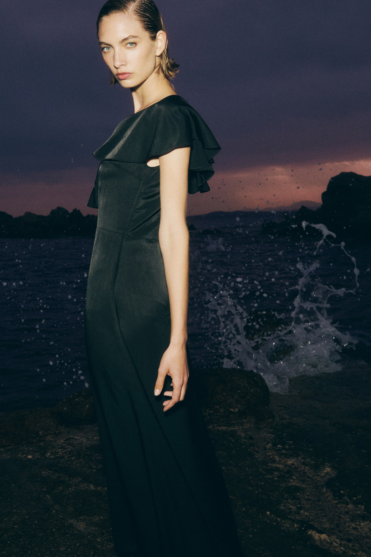Flounced Dress