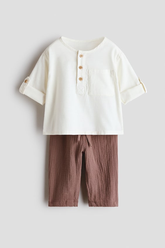 Детские джинсы H&M 2-Piece Cotton Set