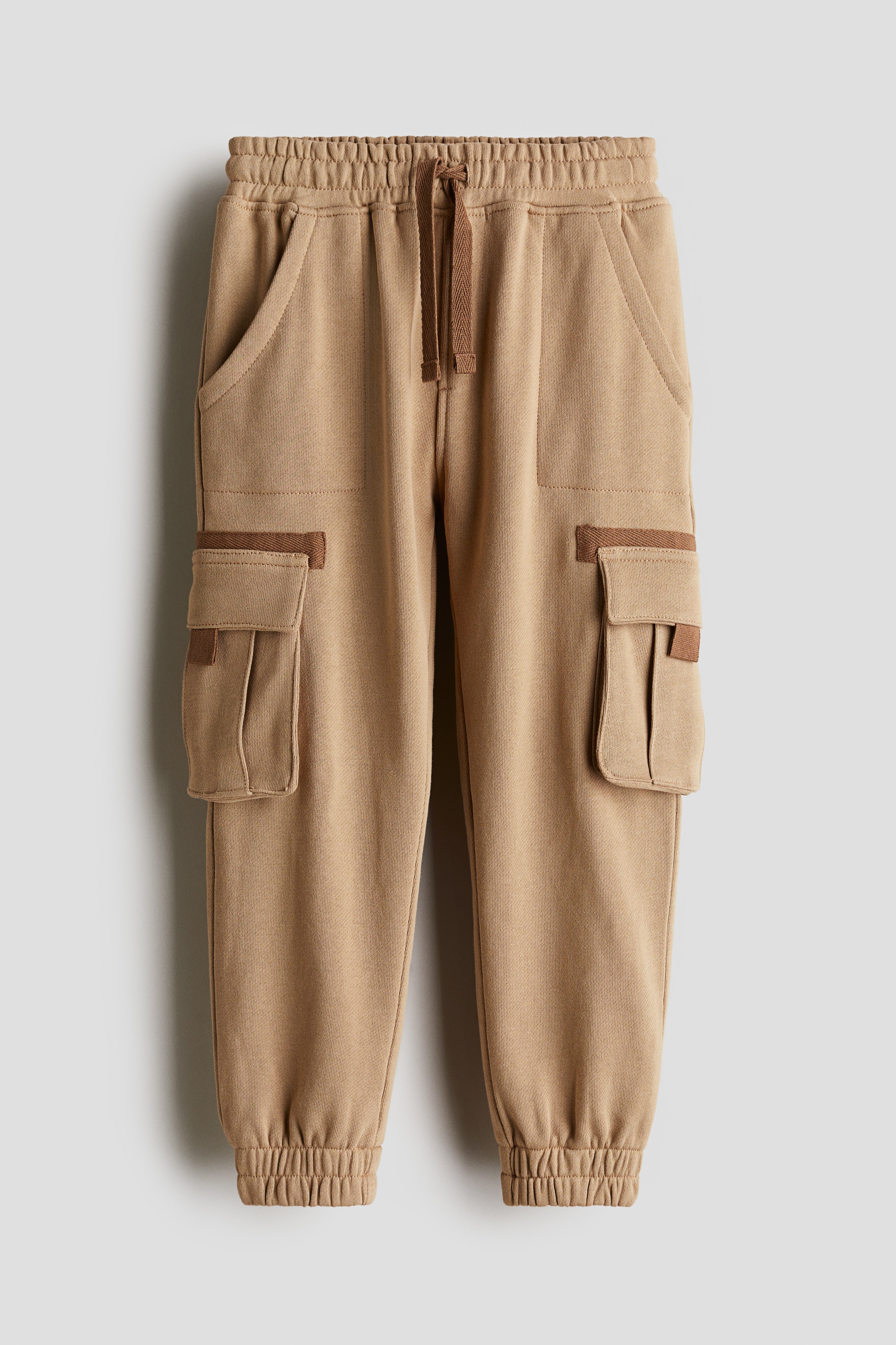 Beige Joggers modello cargo - Size: 116 (5-6Y)  - H&M