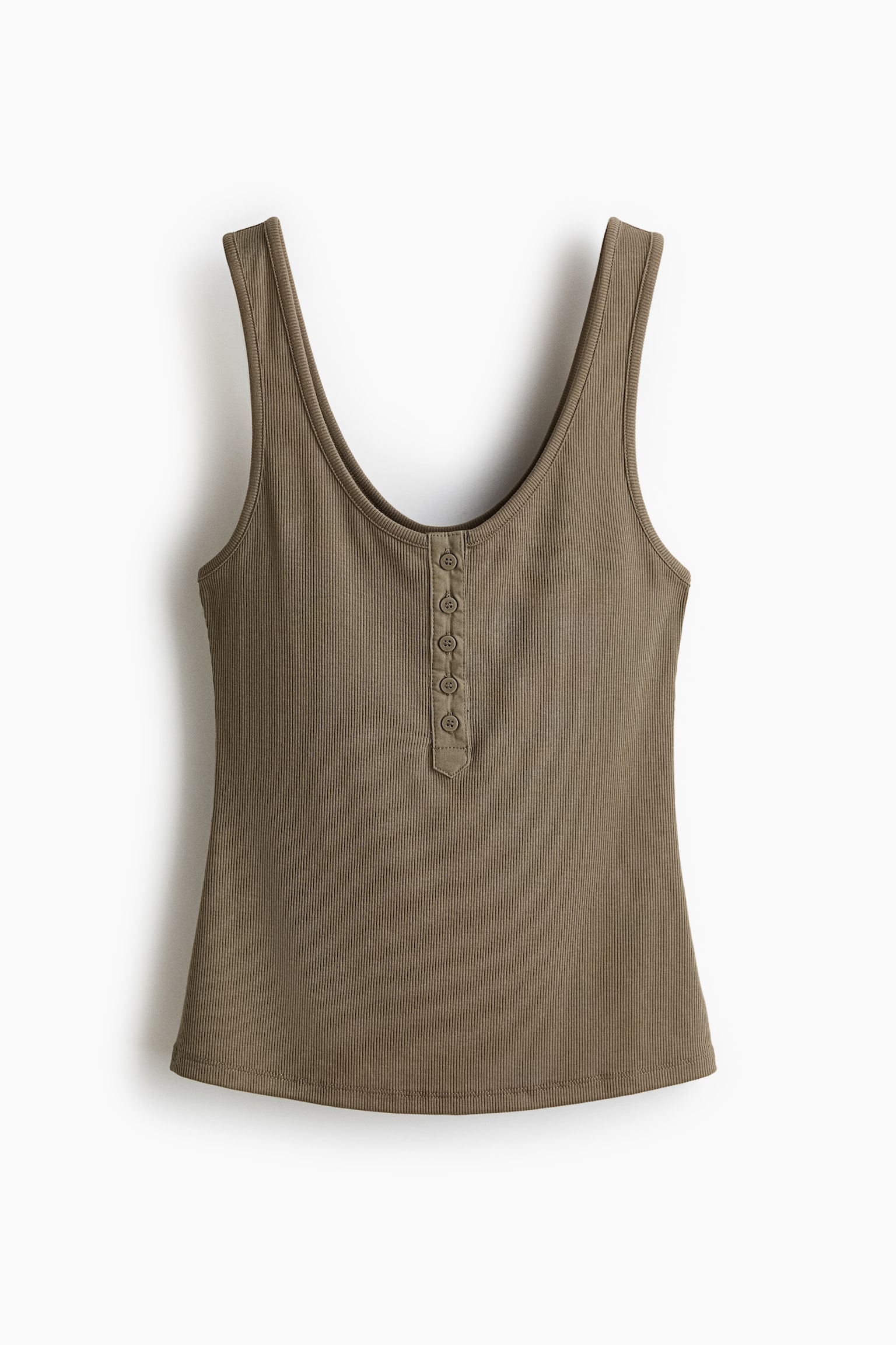 Ribbed vest top - 2