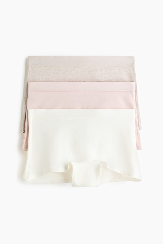 Женские хлопковые боксеры H&M, 3 шт
