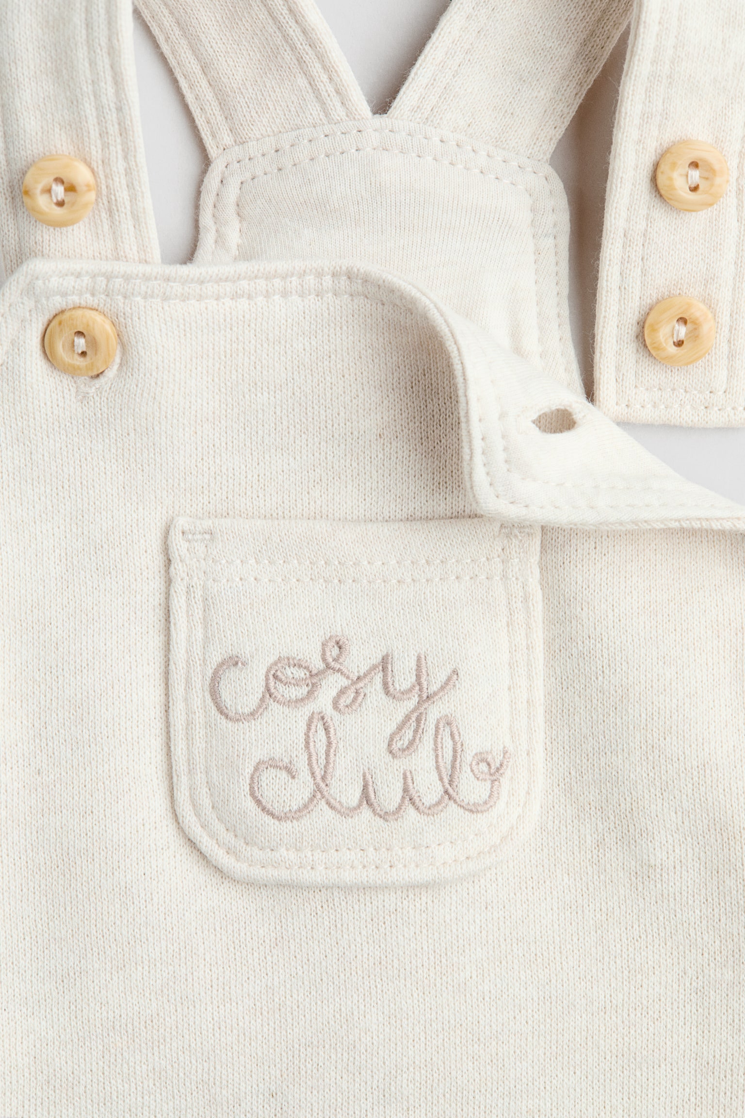 Conjunto 2 piezas de algodón - Crema/Cosy Club - 2