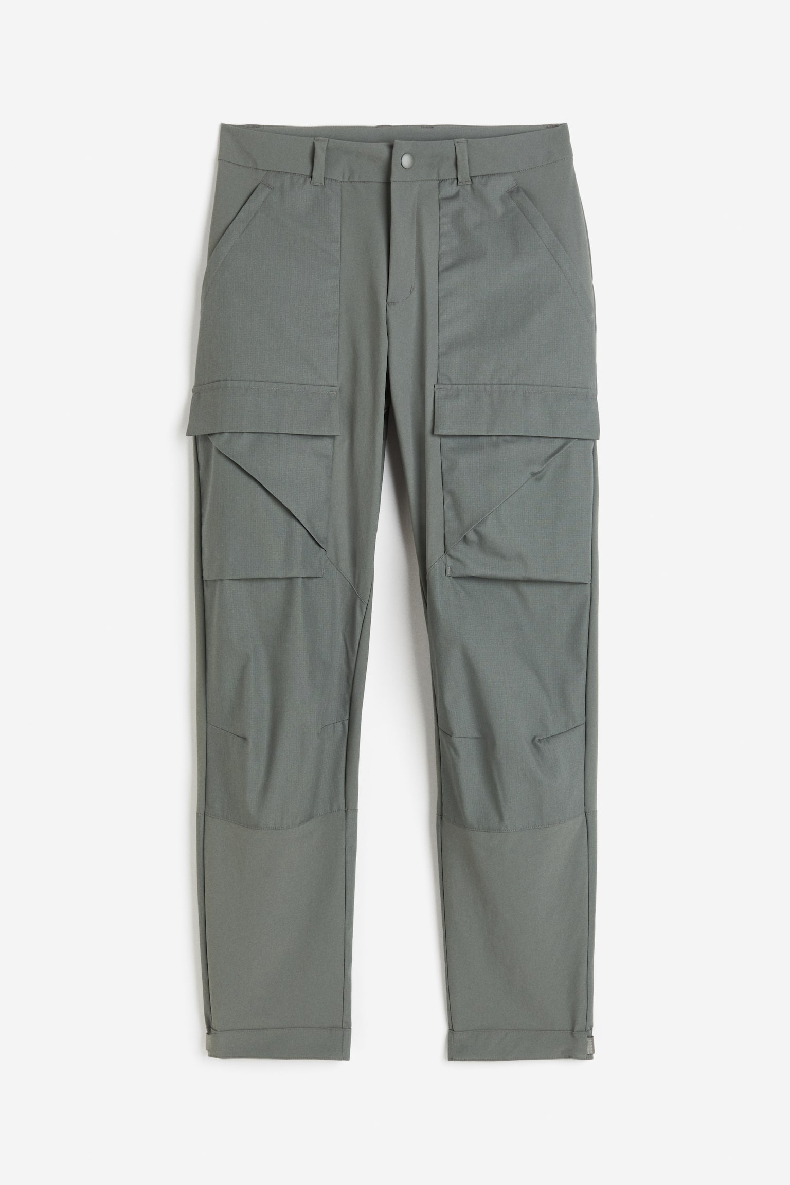 Water Repellent Outdoor Pants - Dark khaki green/Black - 1