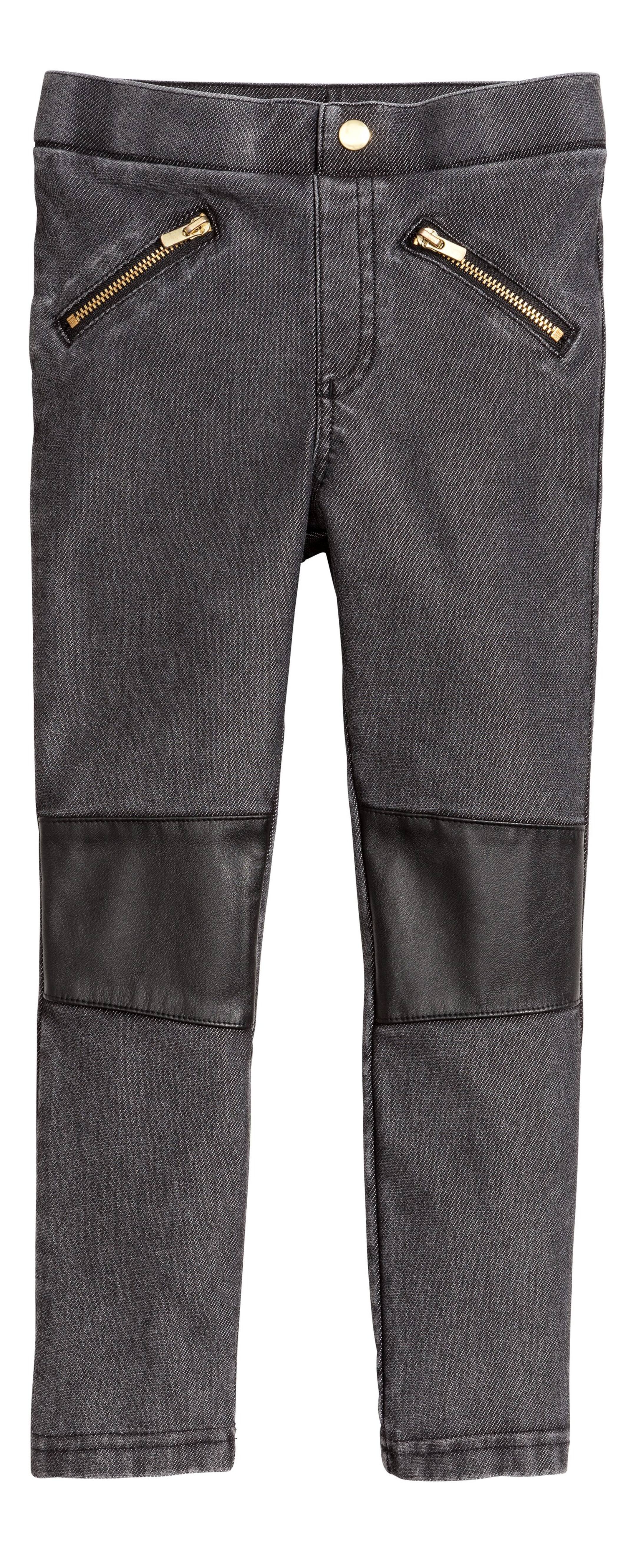 Visa större bild: Treggings - Svart washed out - BARN | H&M SE 1