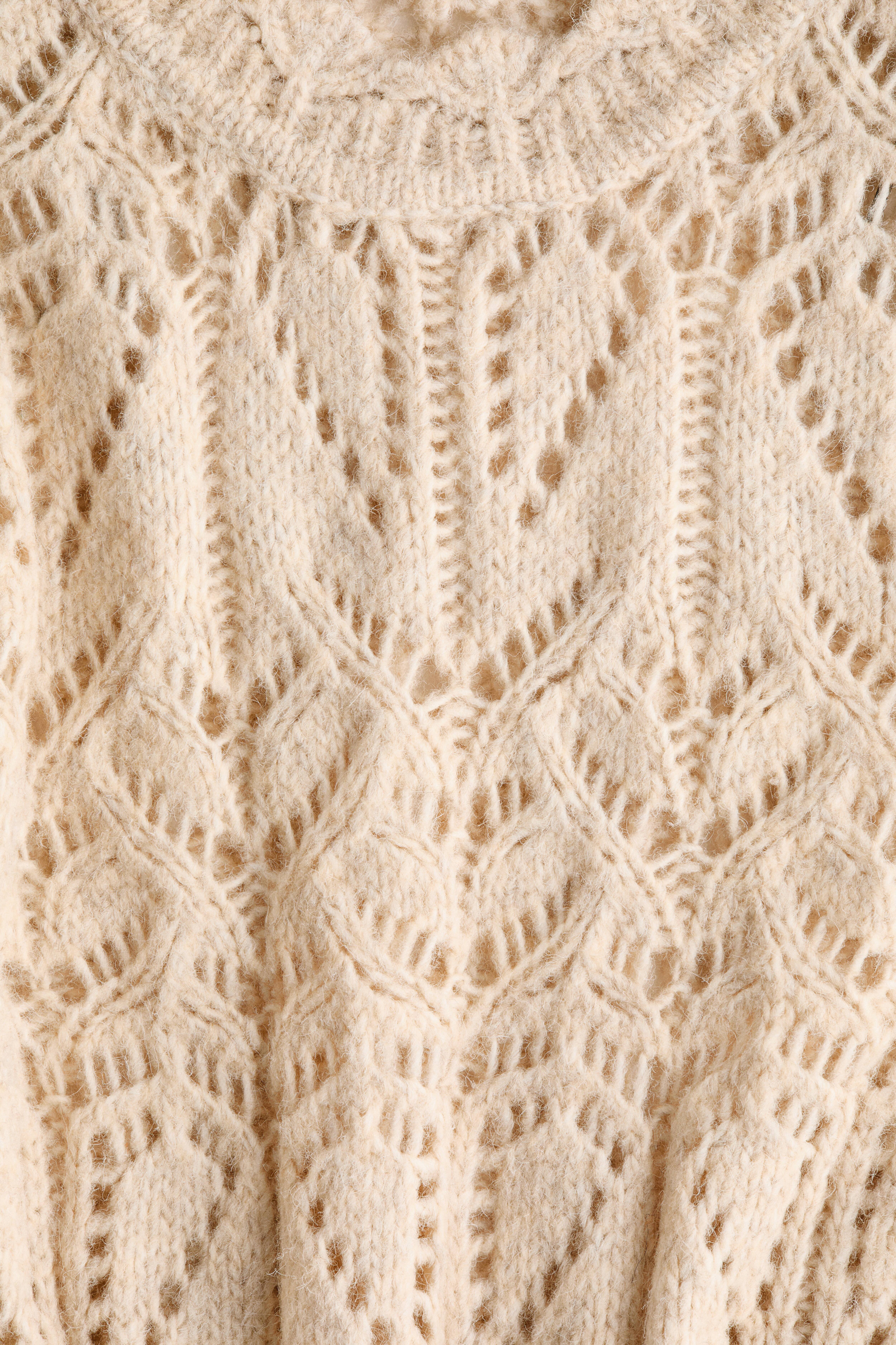 Pointelle-Knit Sweater