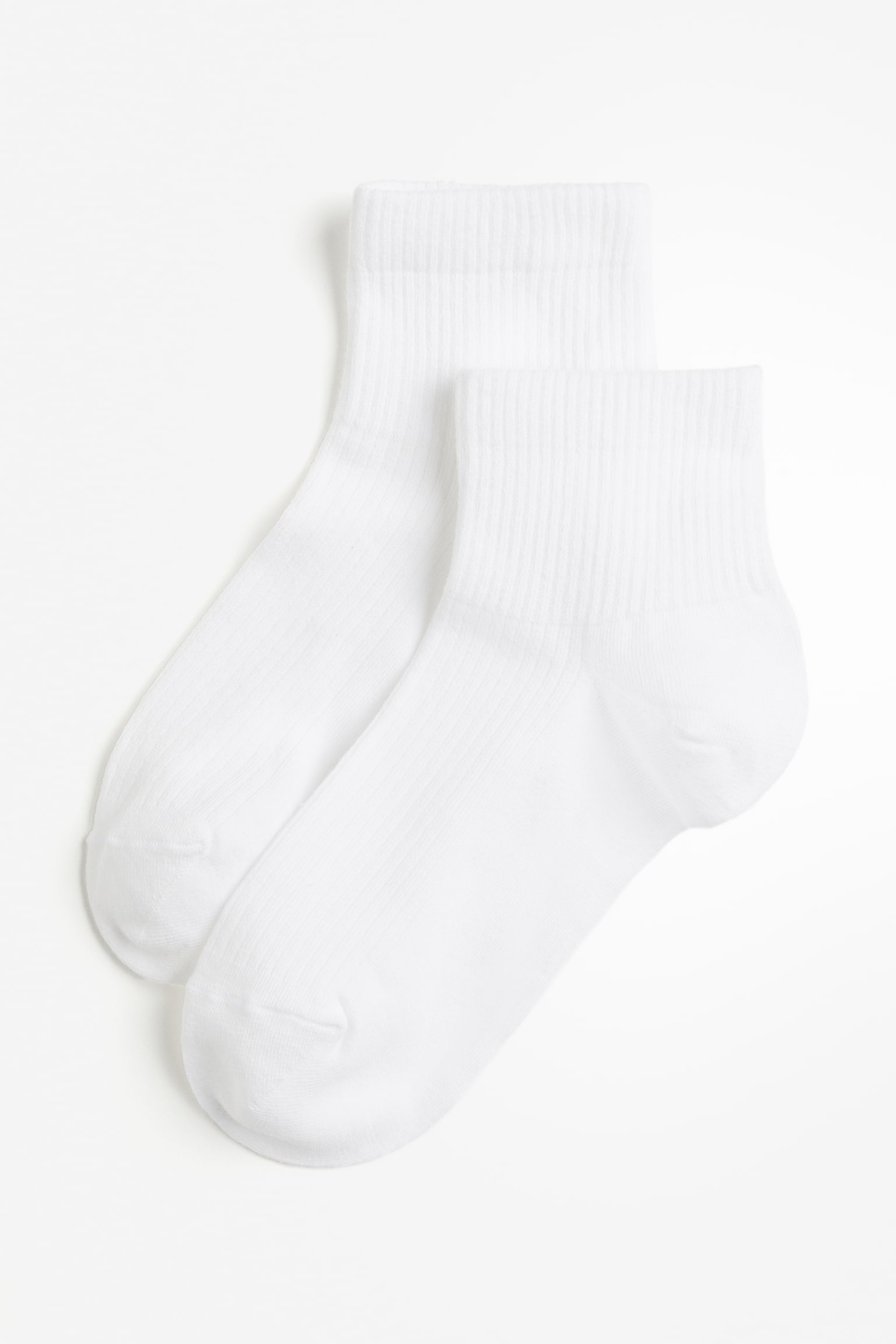 5-pack Ankle Socks - White - 1