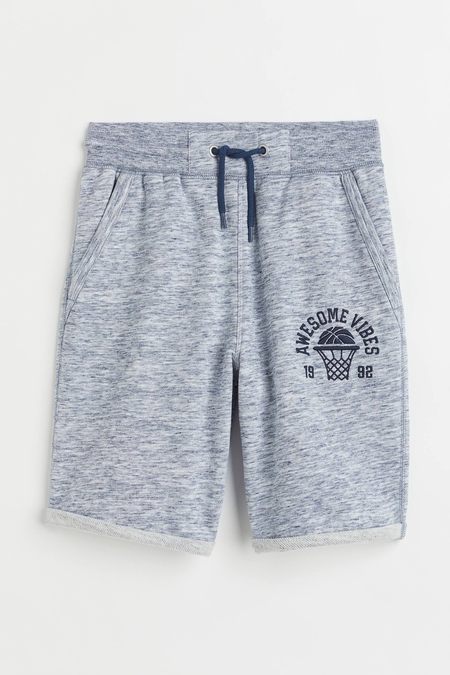 Sweatshorts - Blue marl - 1