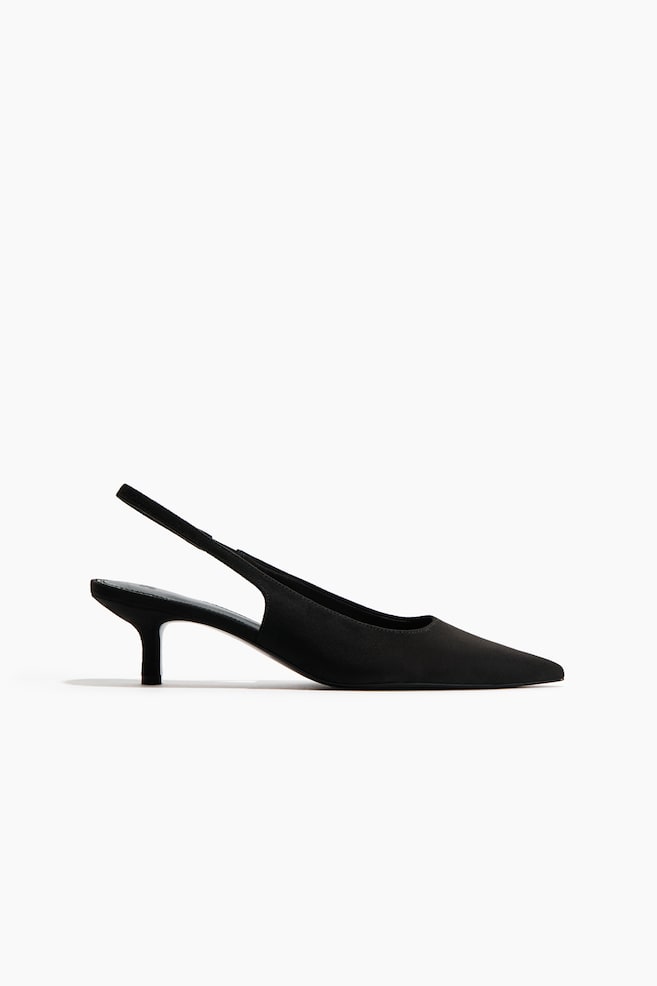Zapatillas con talón descubierto - Negro - 1