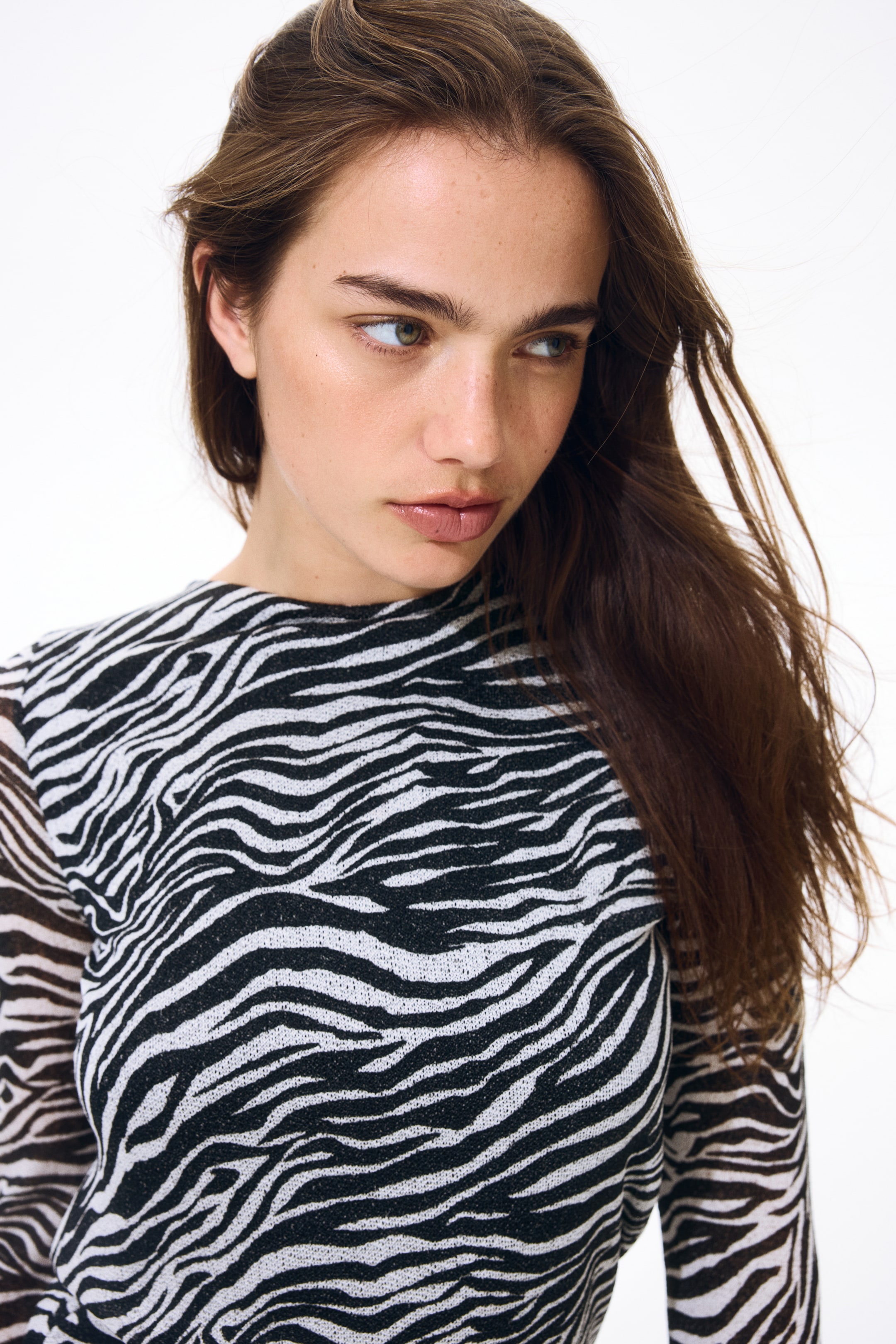 Printed Tie-Back Dress