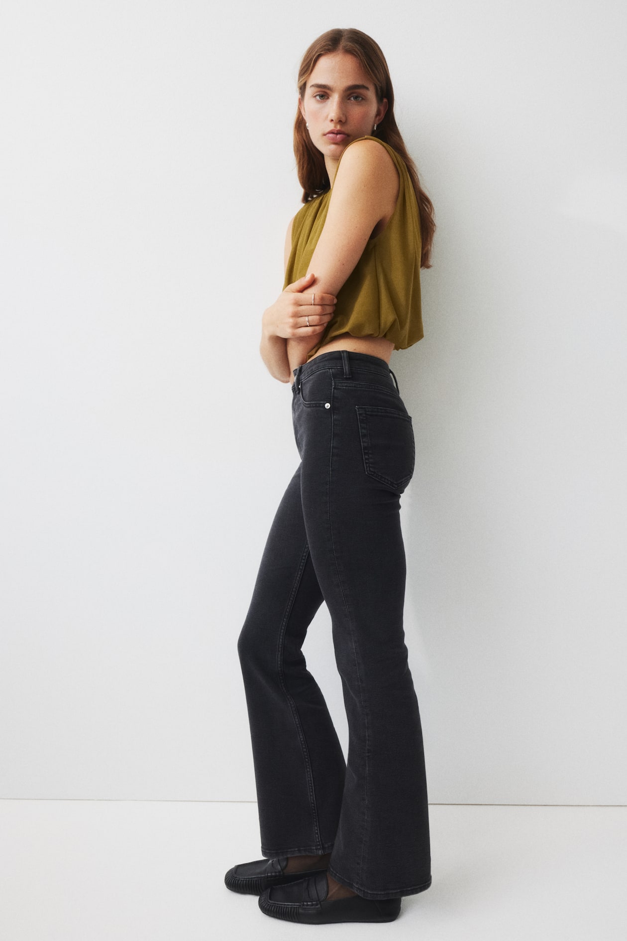 Draped Mesh Top - image 5