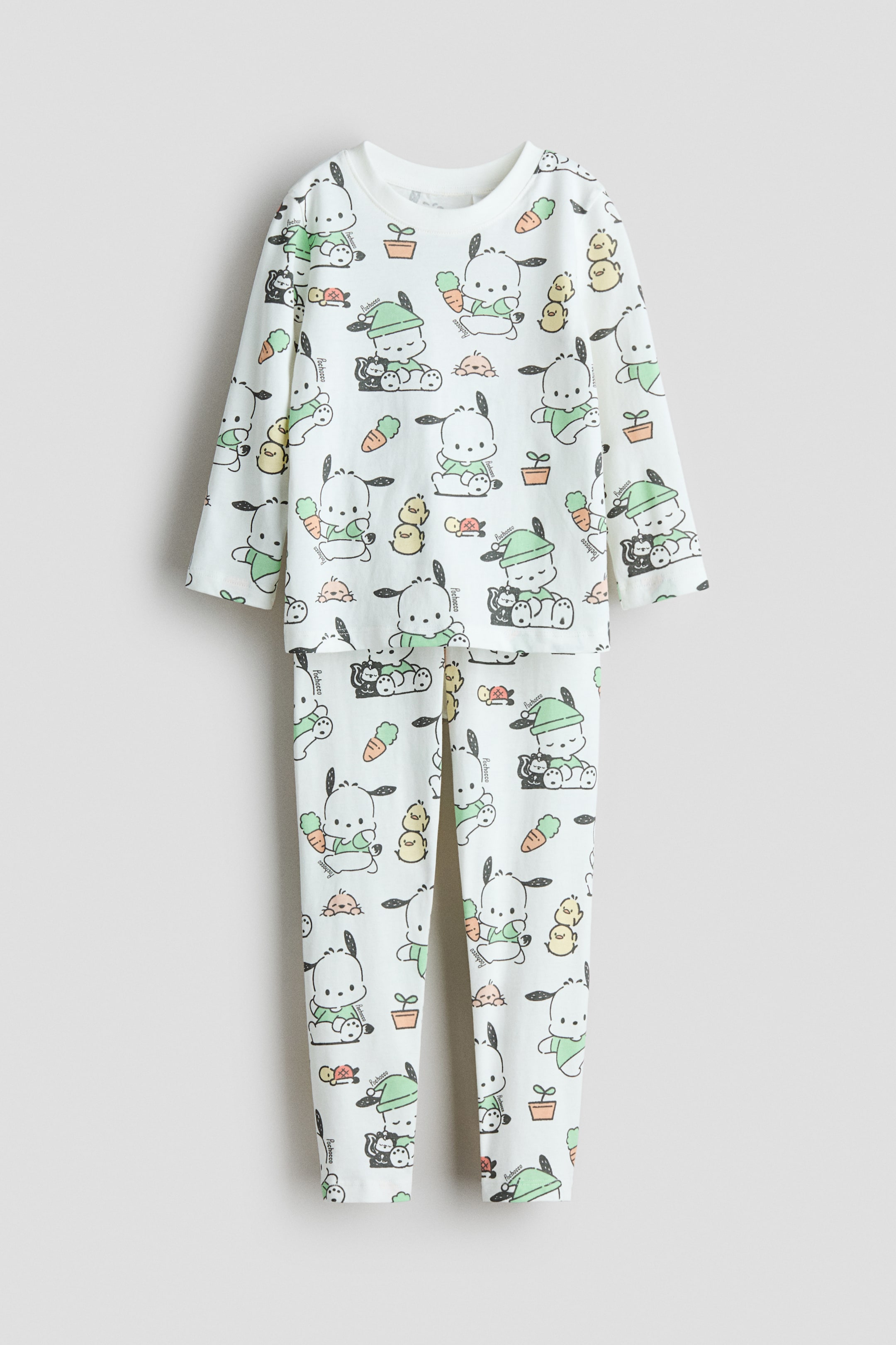 View larger image: Printed cotton pyjamas - White/Hello Kitty - Kids | H&M SG 1