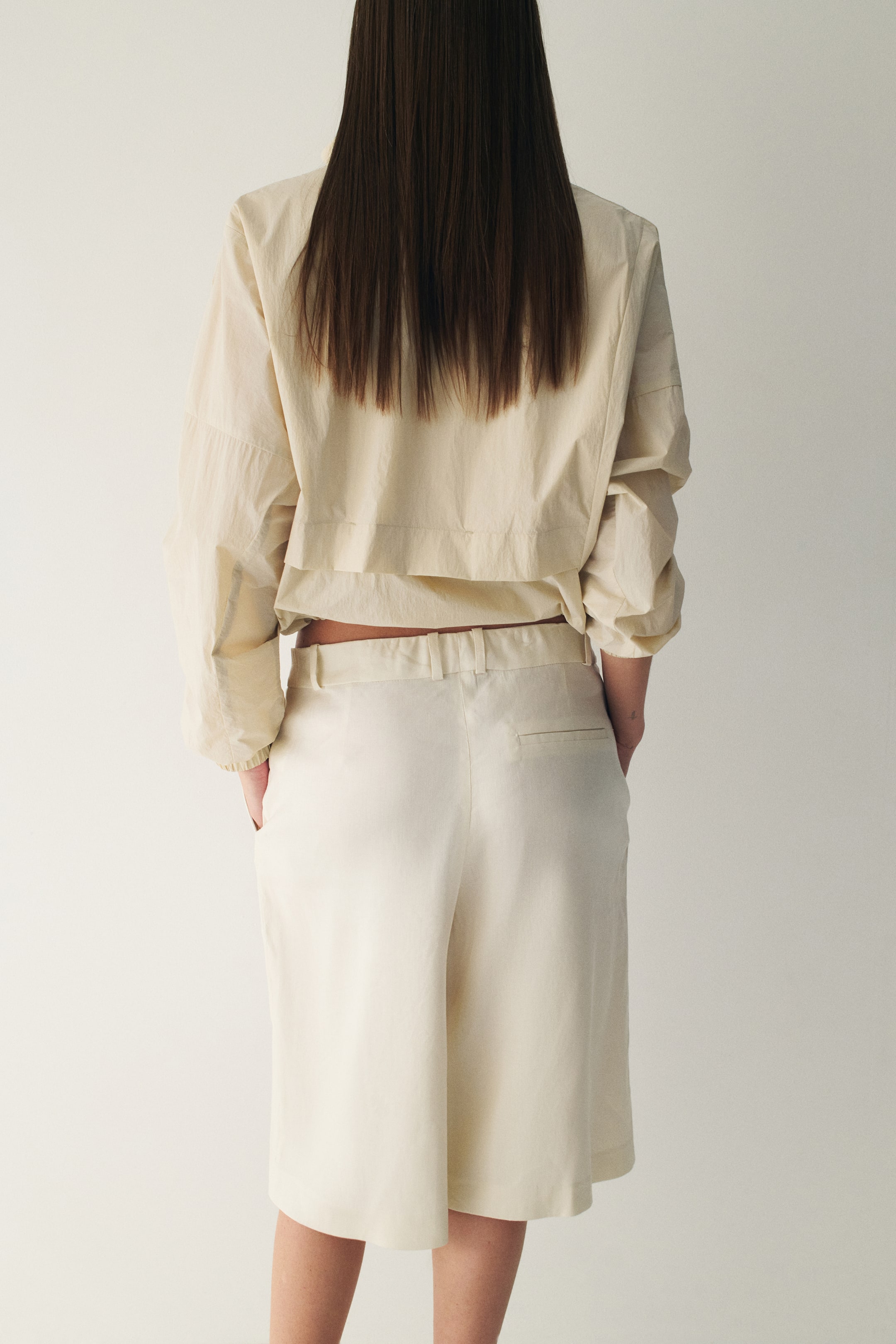 Easy Care Loose-Fit Linen-Blend Shorts